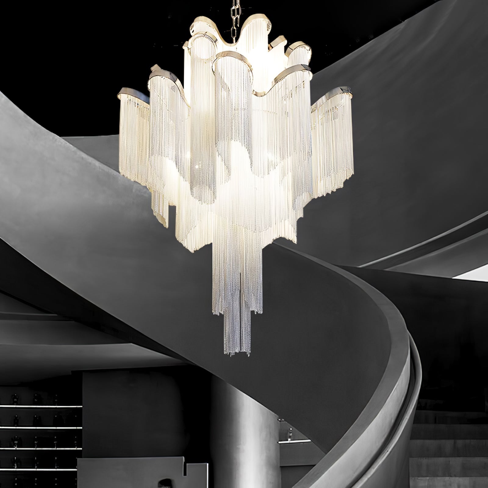 Stream Chain Chandelier - Letslighting