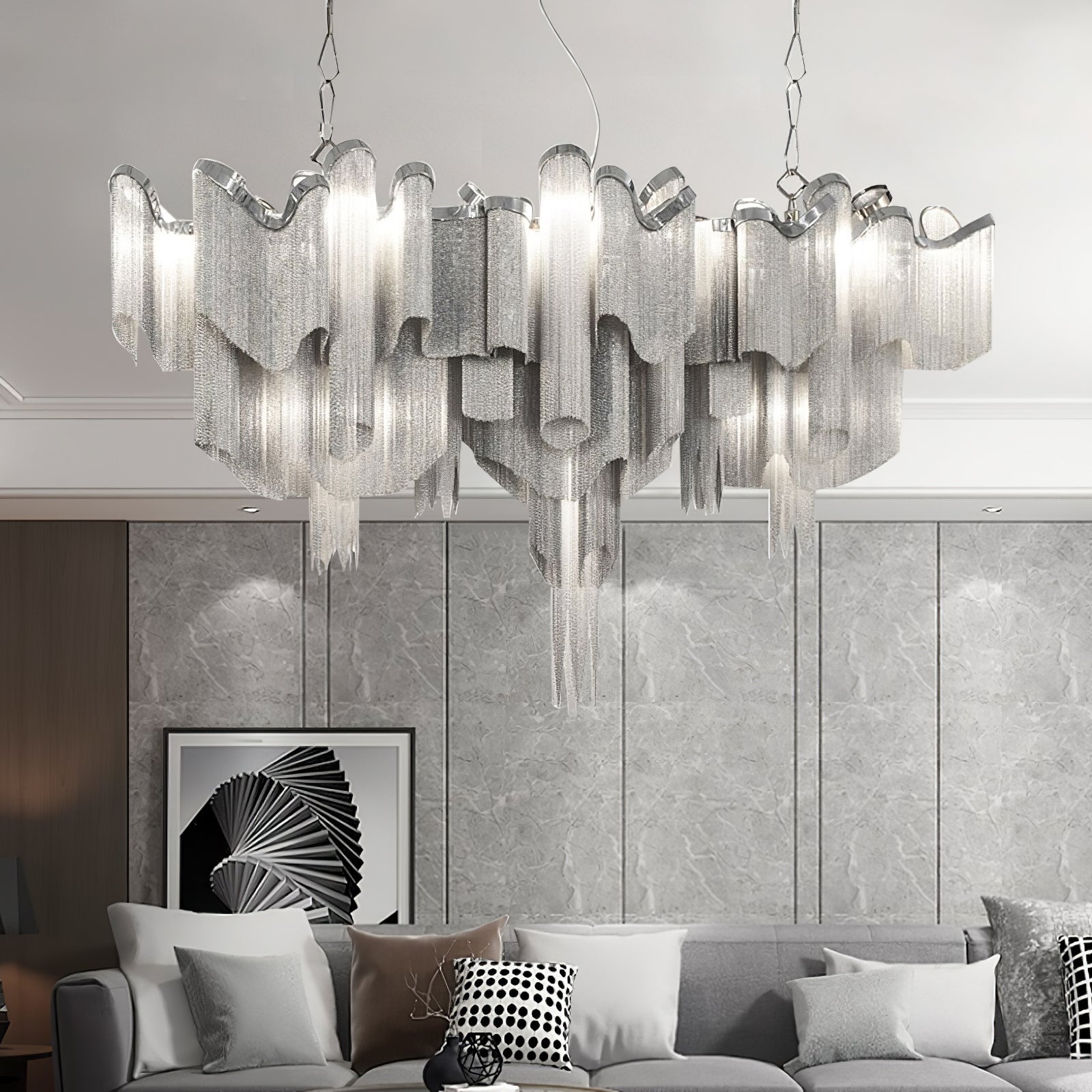 Stream Chain Chandelier - Letslighting