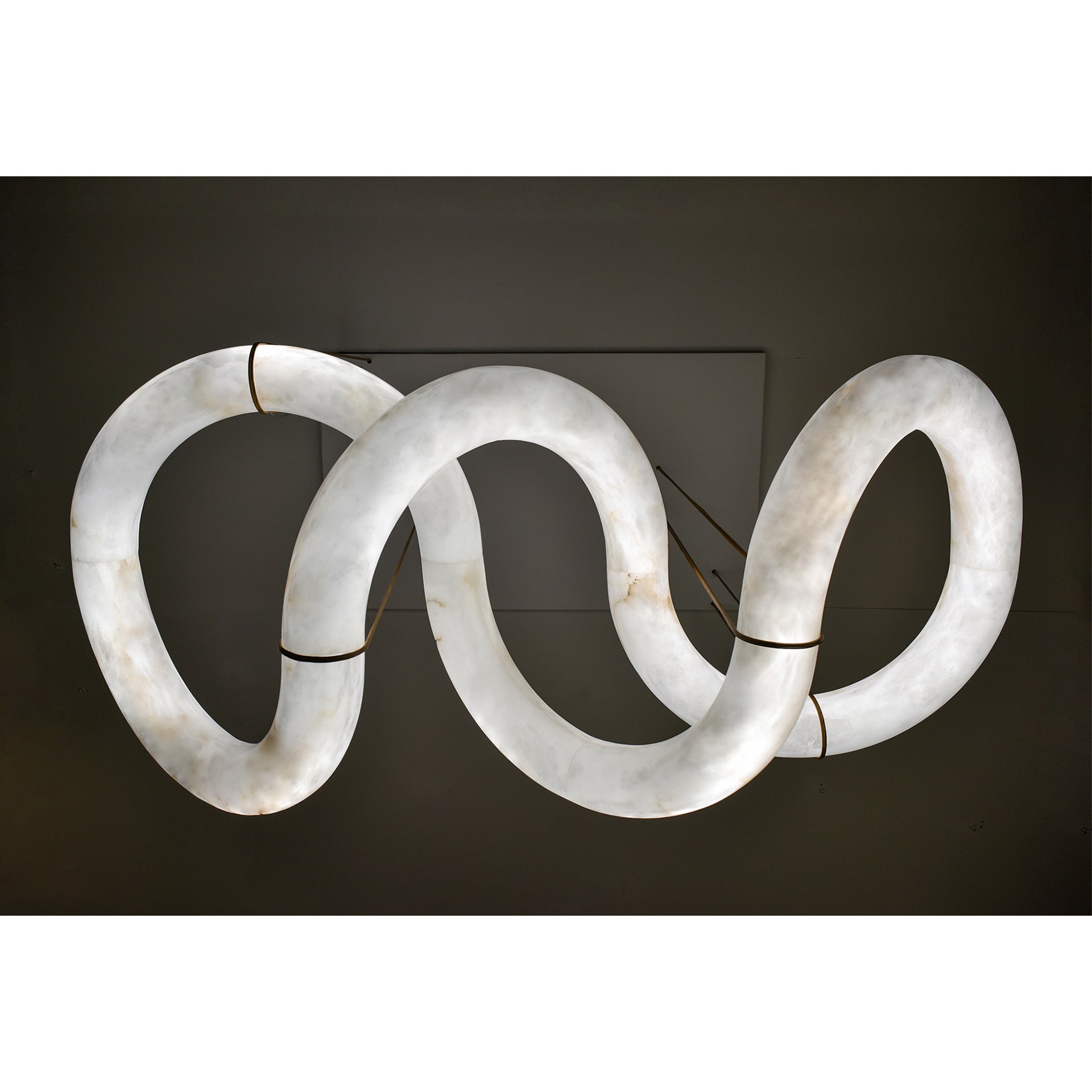 Utalyra Curved Alabaster Pendant Light - Letslighting
