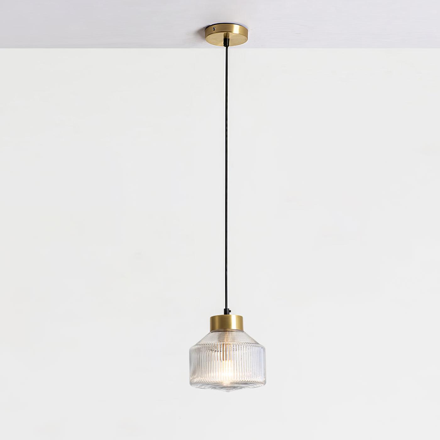 Striped Spinning Top Pendant Light - Letslighting