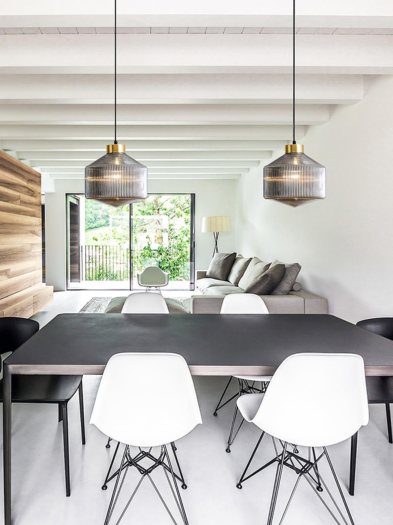 Striped Spinning Top Pendant Light - Letslighting