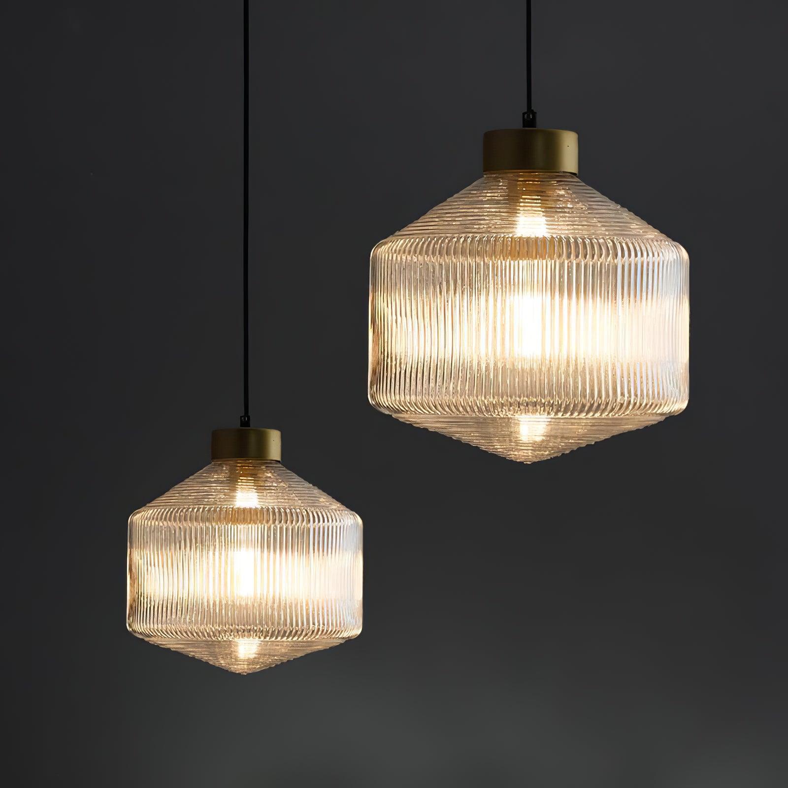 Striped Spinning Top Pendant Light - Letslighting