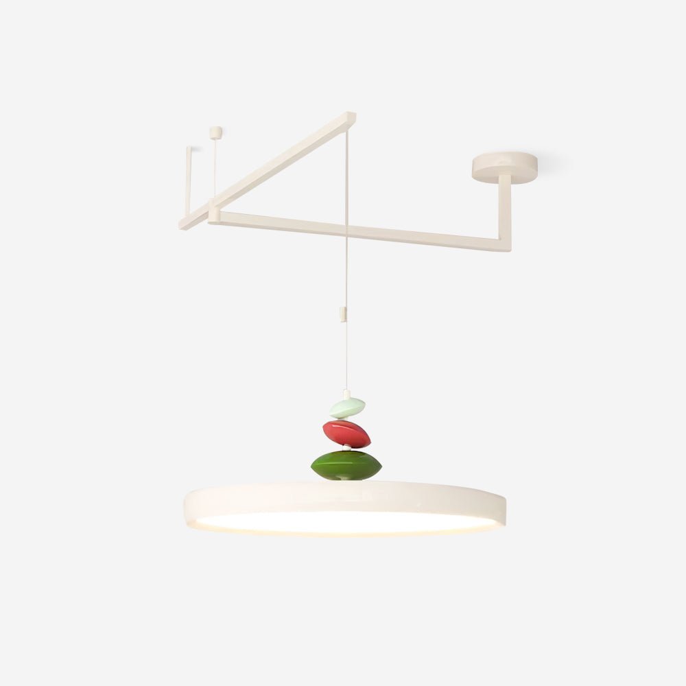 Swing Arm Stone Pendant Light - Letslighting
