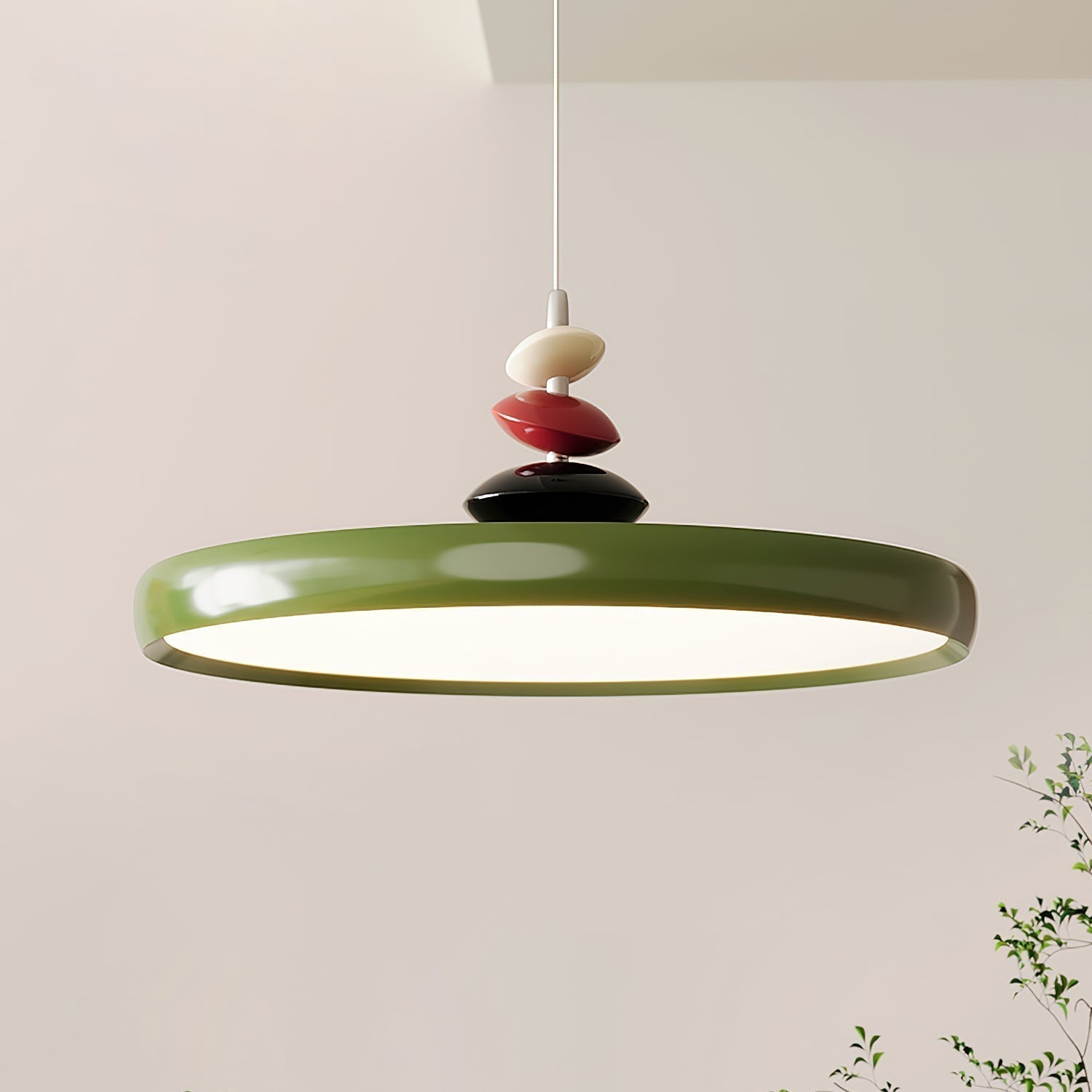 Swing Arm Stone Pendant Light - Letslighting
