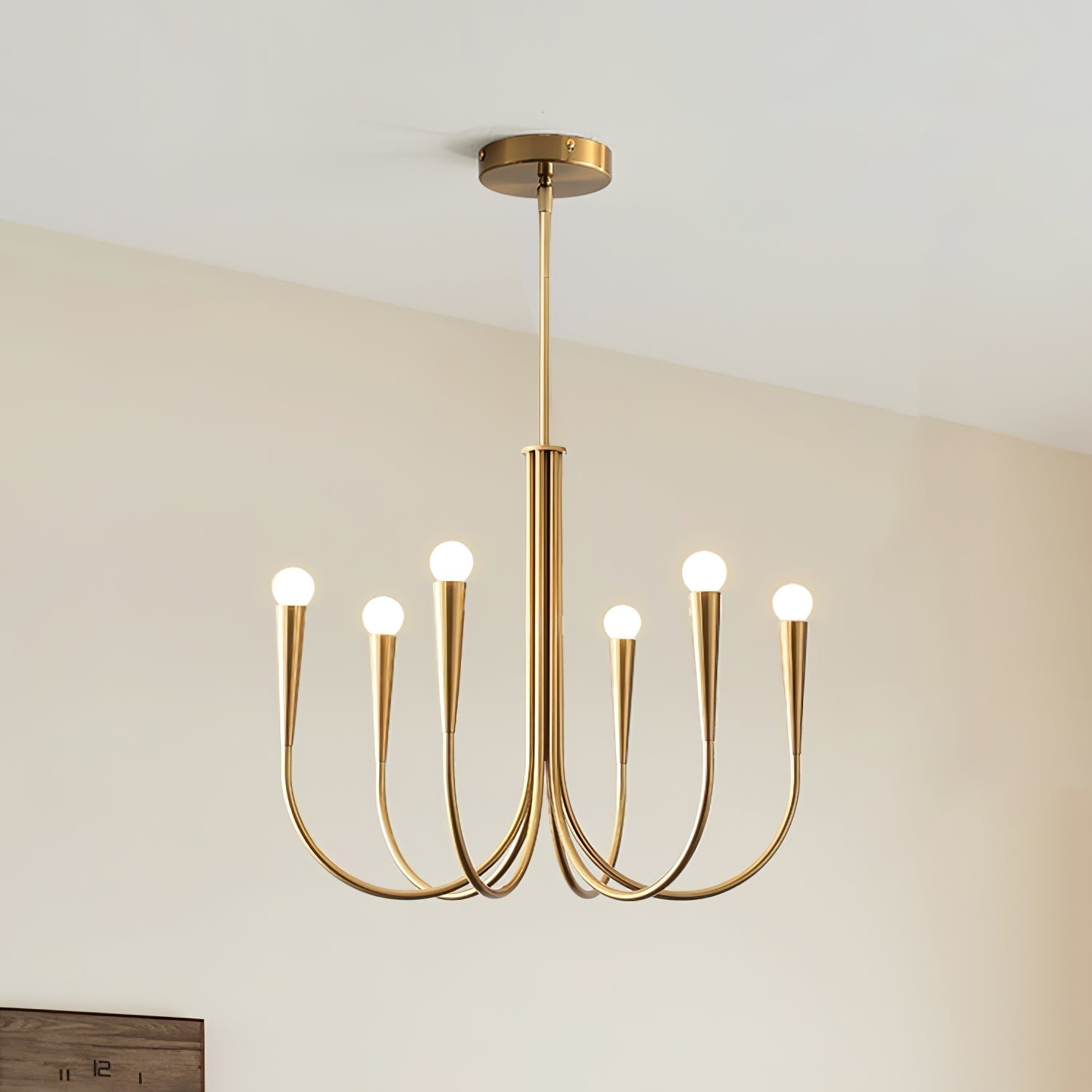Swoop Arm Chandelier - Letslighting