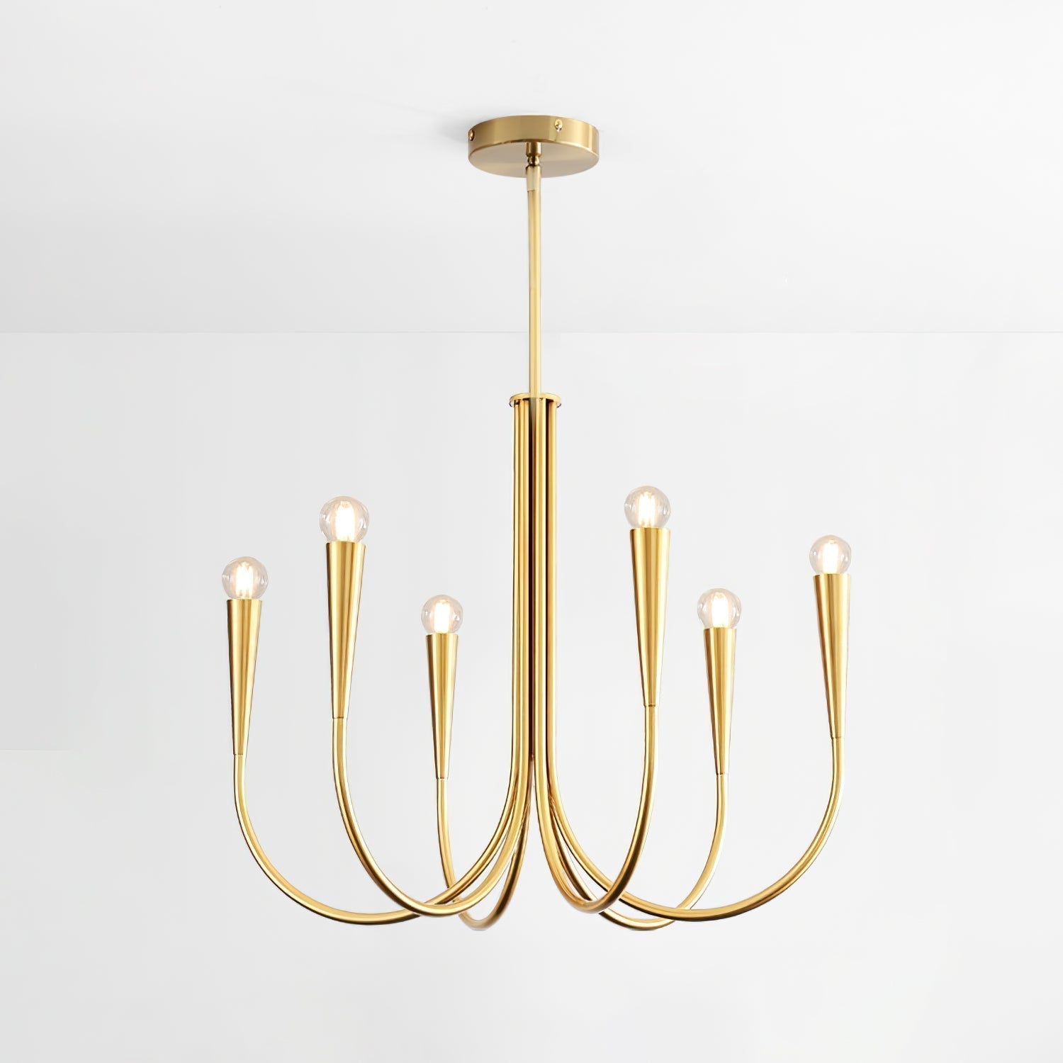 Swoop Arm Chandelier - Letslighting