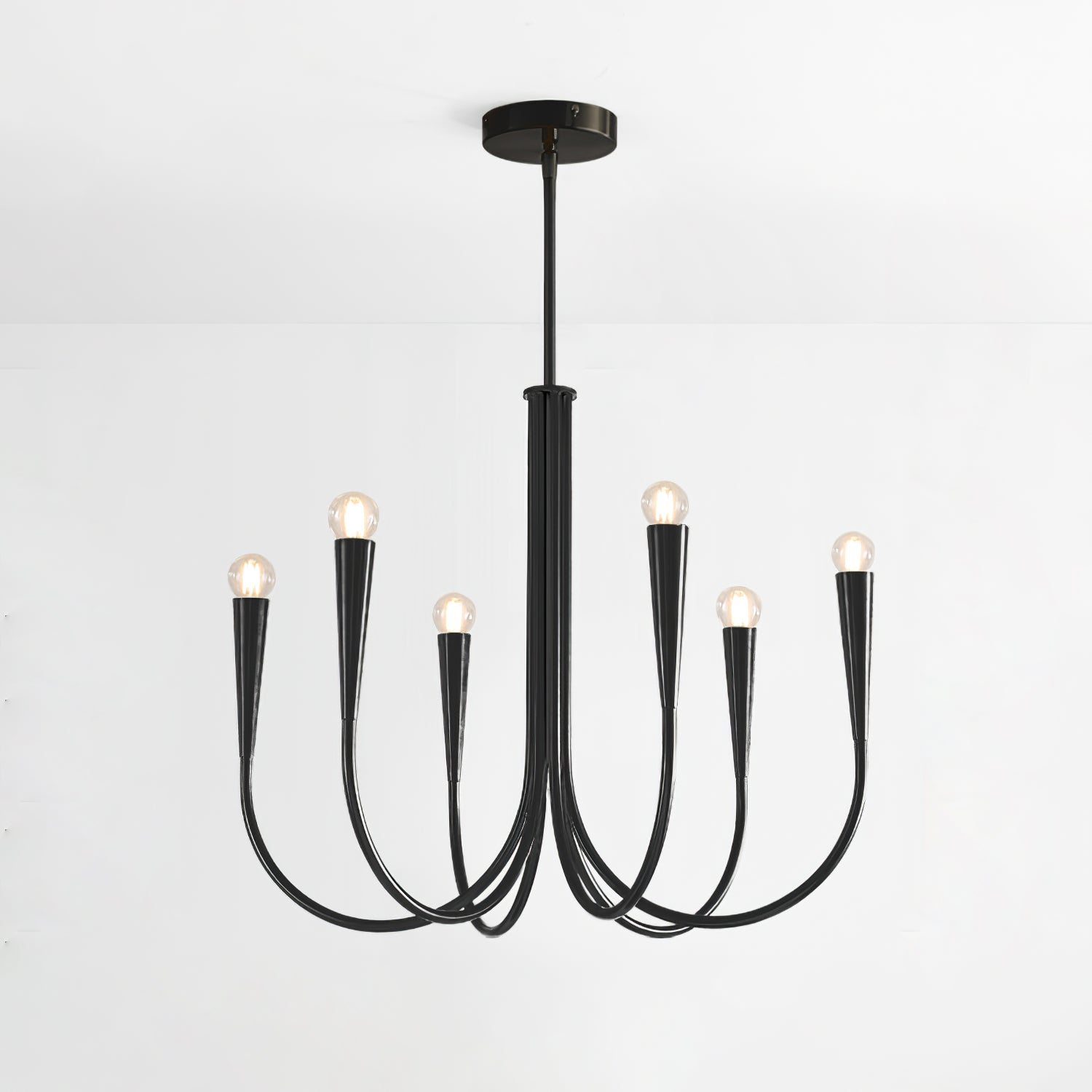 Swoop Arm Chandelier - Letslighting