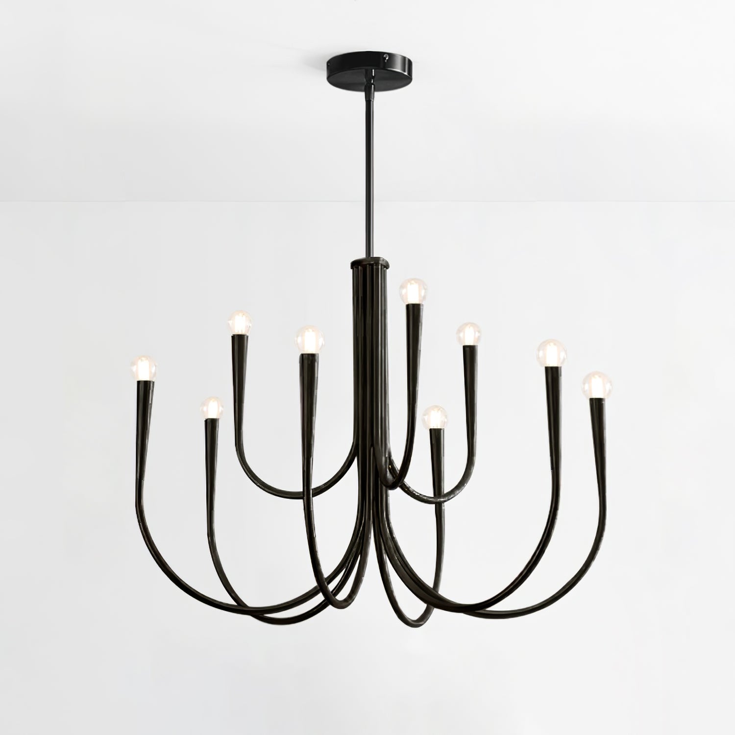 Swoop Arm Chandelier - Letslighting