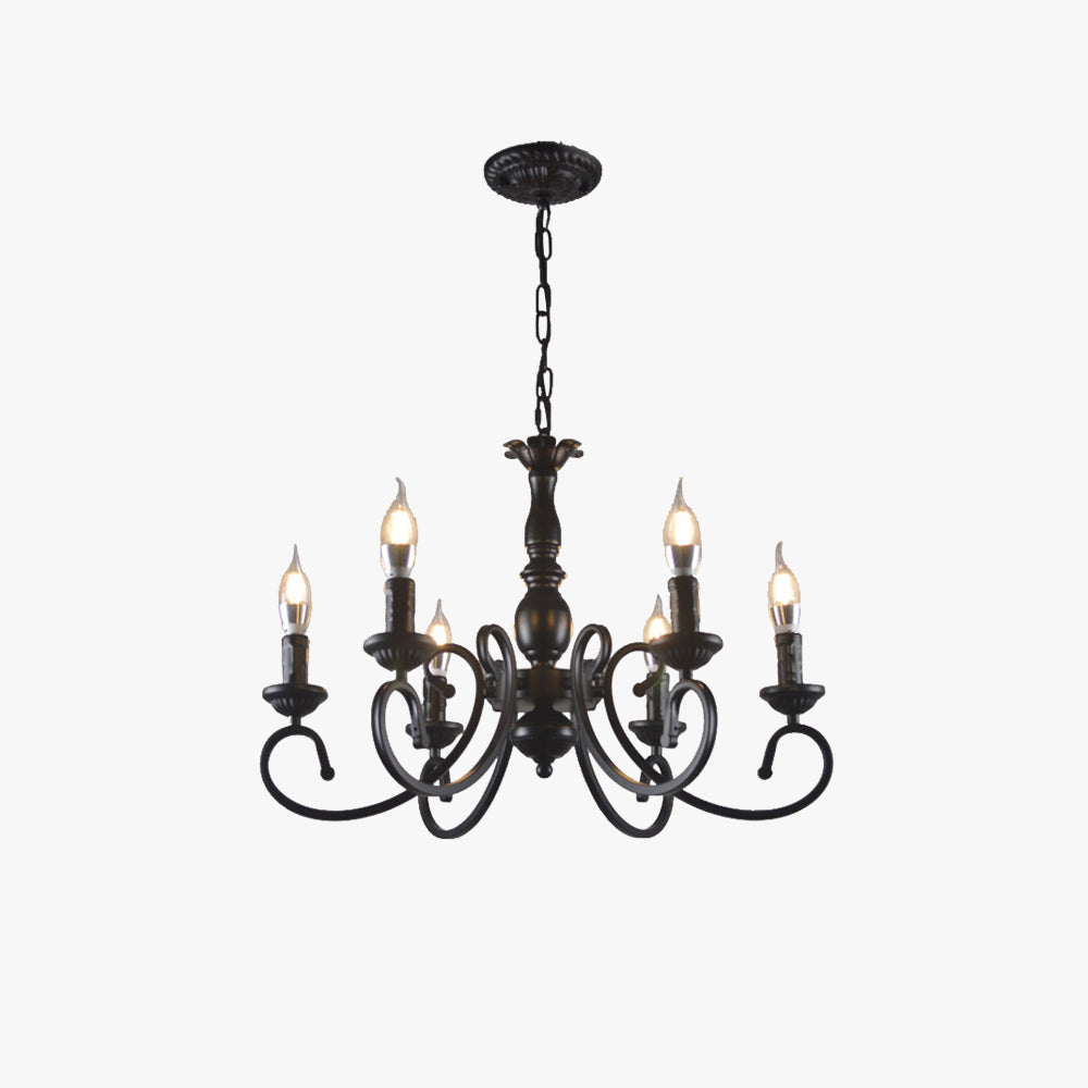 Silva Retro Metal Lámpara Colgante Dormitorio