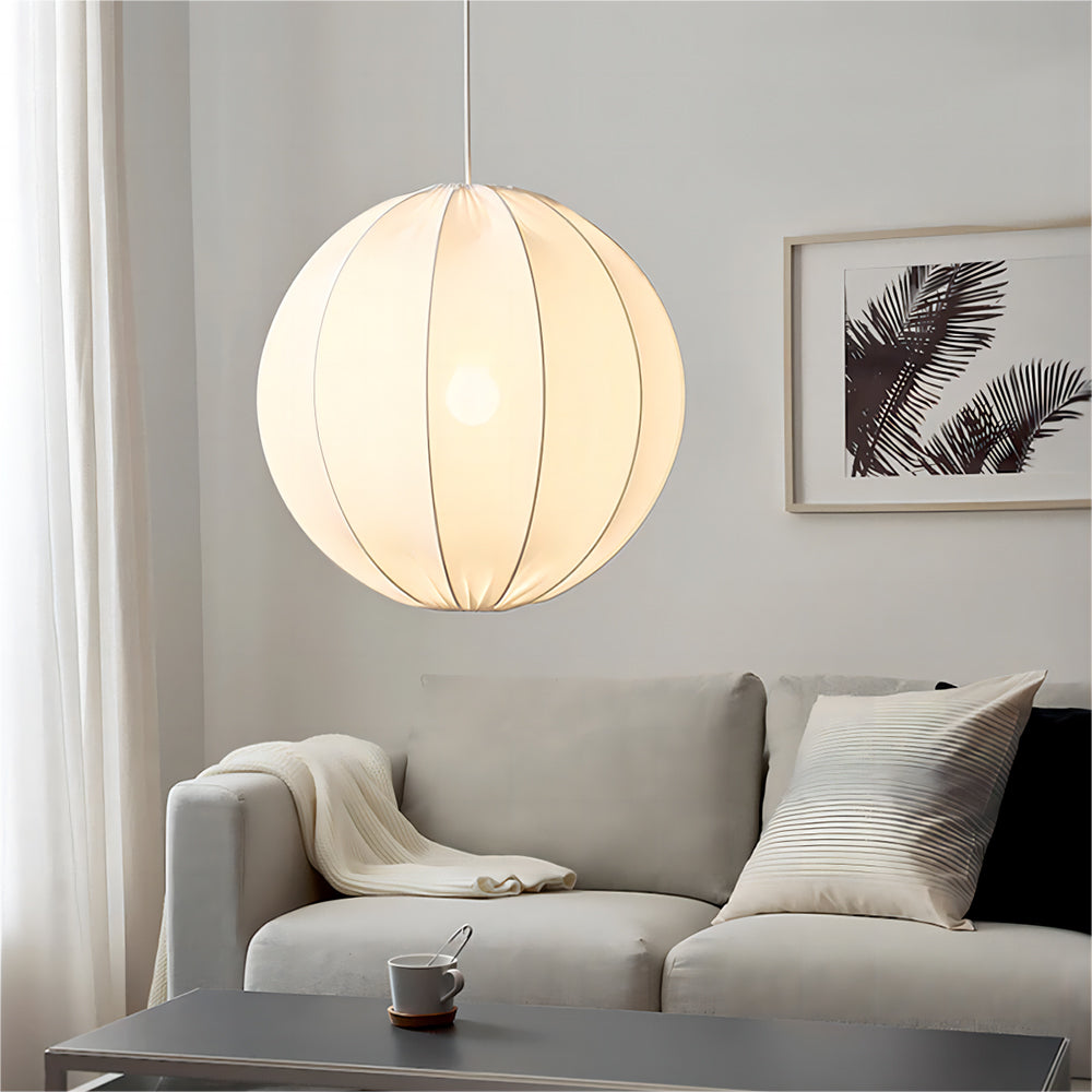Ritta Moderna Esfera Metal/Tejido Lámpara Colgante