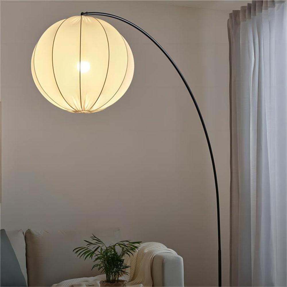 Ritta Moderna Esfera Metal/Tejido Lámpara Colgante