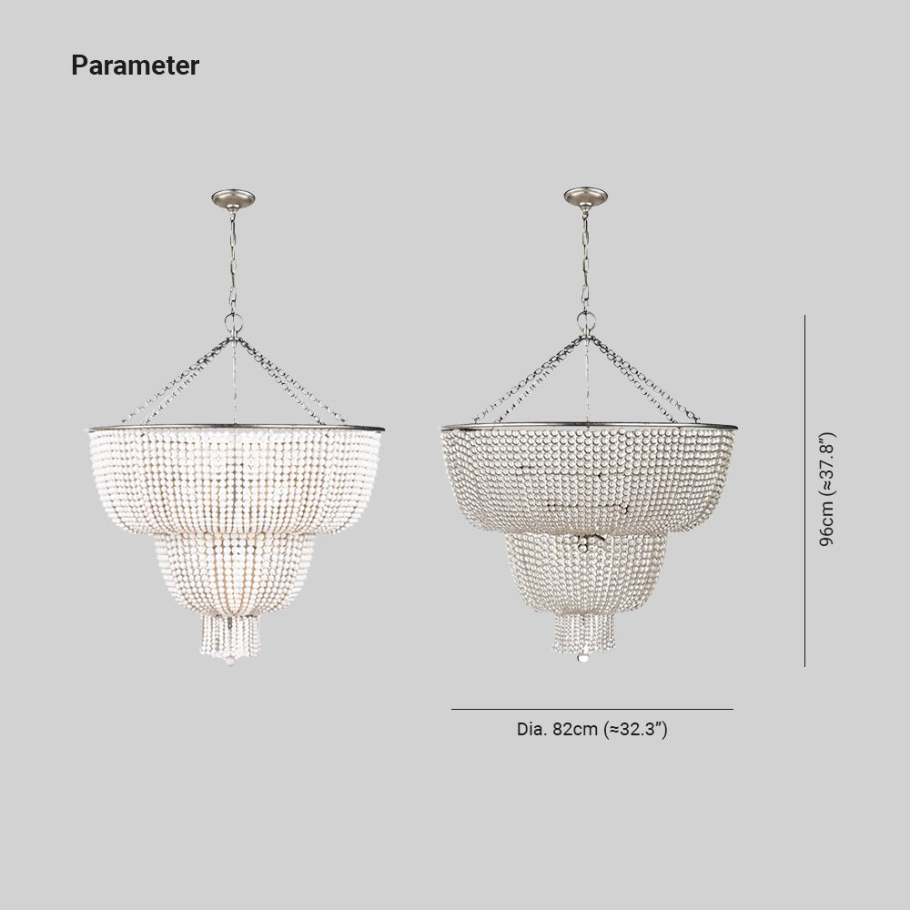 Silva Vintage LED Metal/Cristal Lámpara Colgante