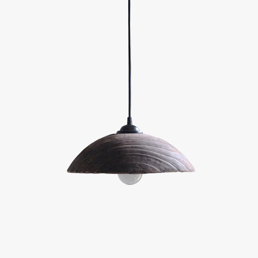 Silva Moderno LED Lámpara colgante Marrón Madera Salón/Dormitorio