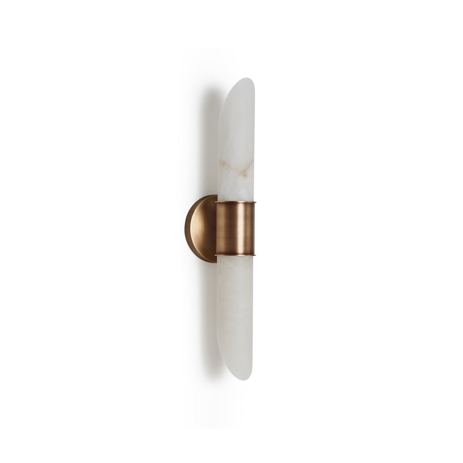 Elsolor Modern Minimalist Alabaster Wall Lamp - Lamp Copper