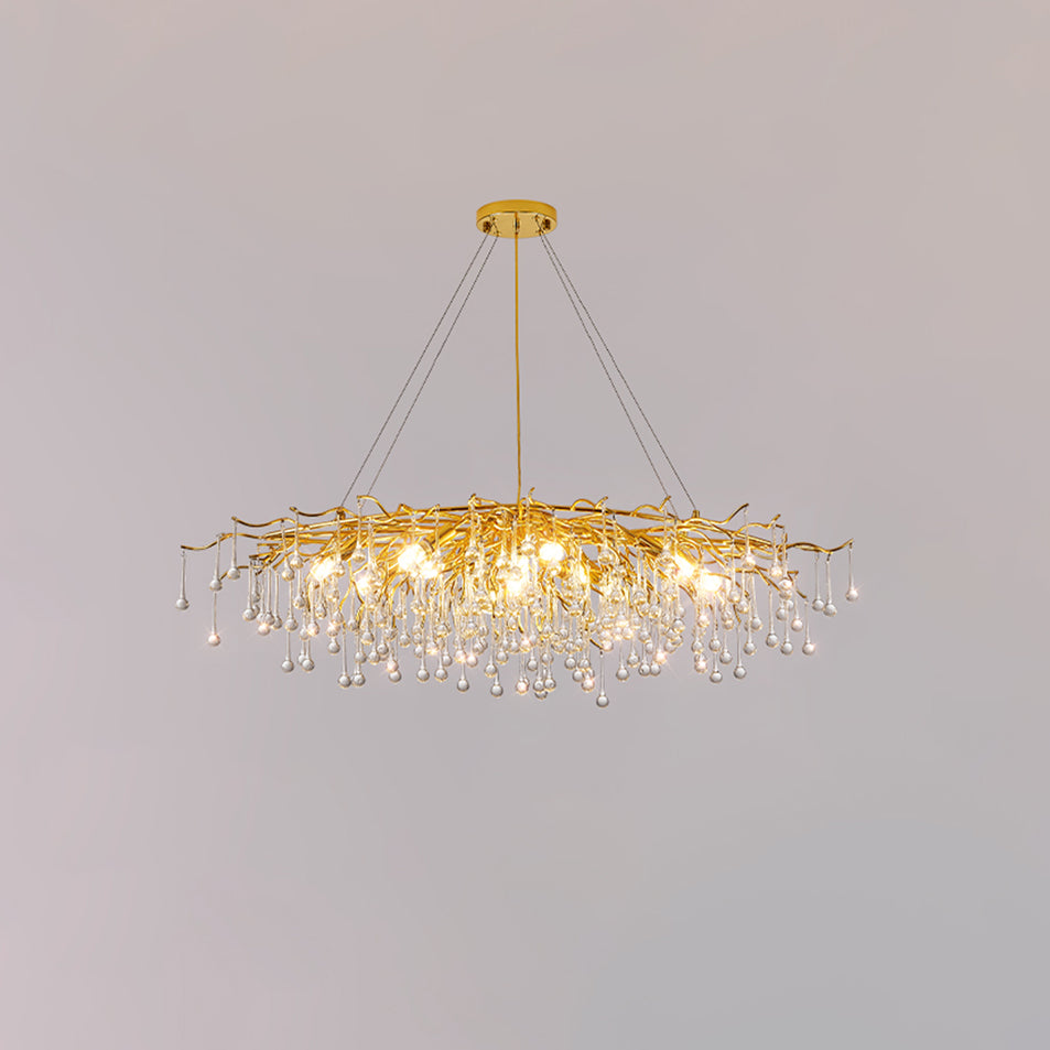 Teardrop Crystal Chandelier - Letslighting