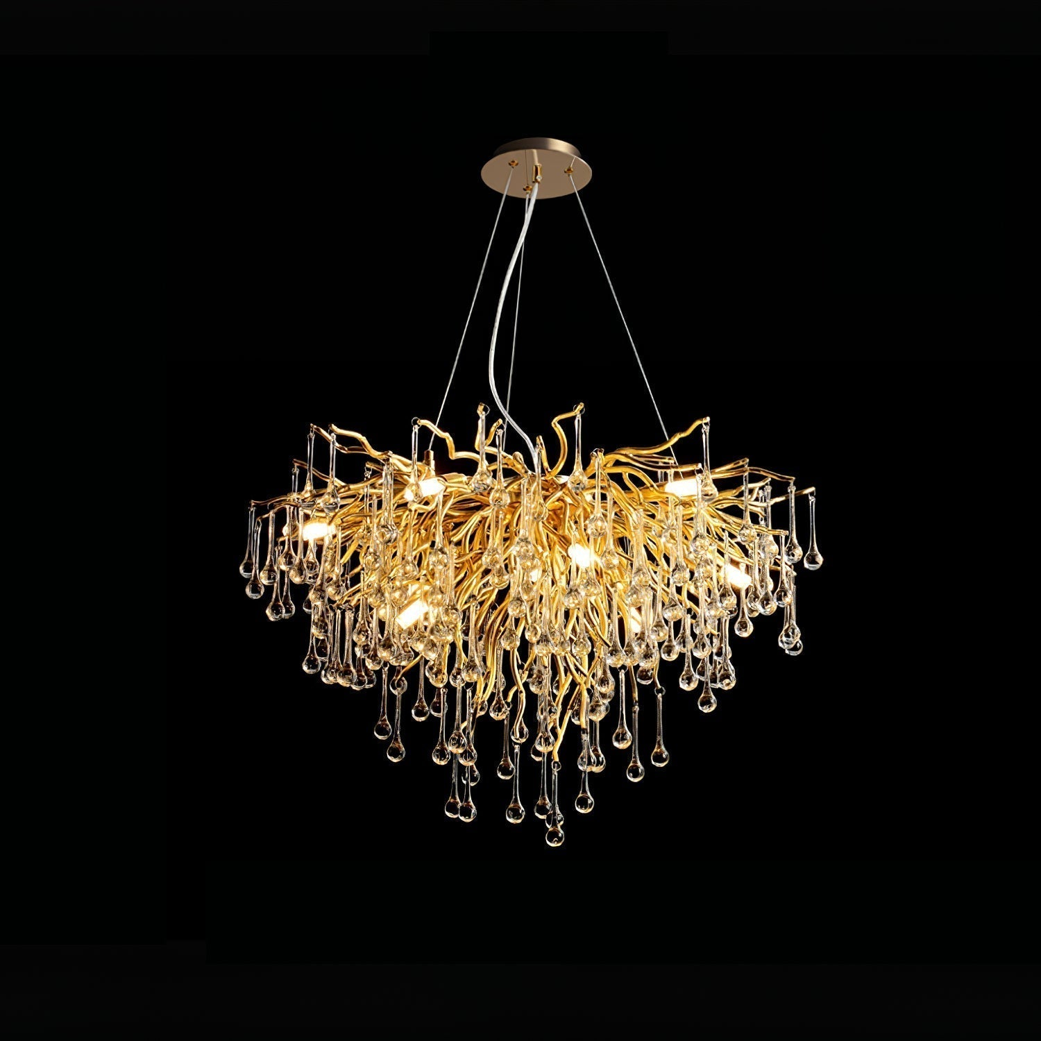 Teardrop Crystal Chandelier - Letslighting