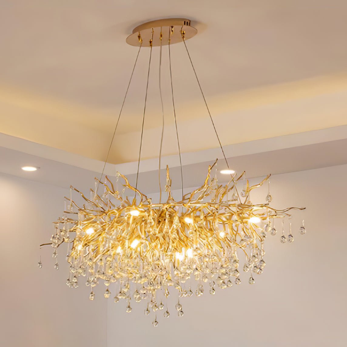 Teardrop Crystal Chandelier - Letslighting