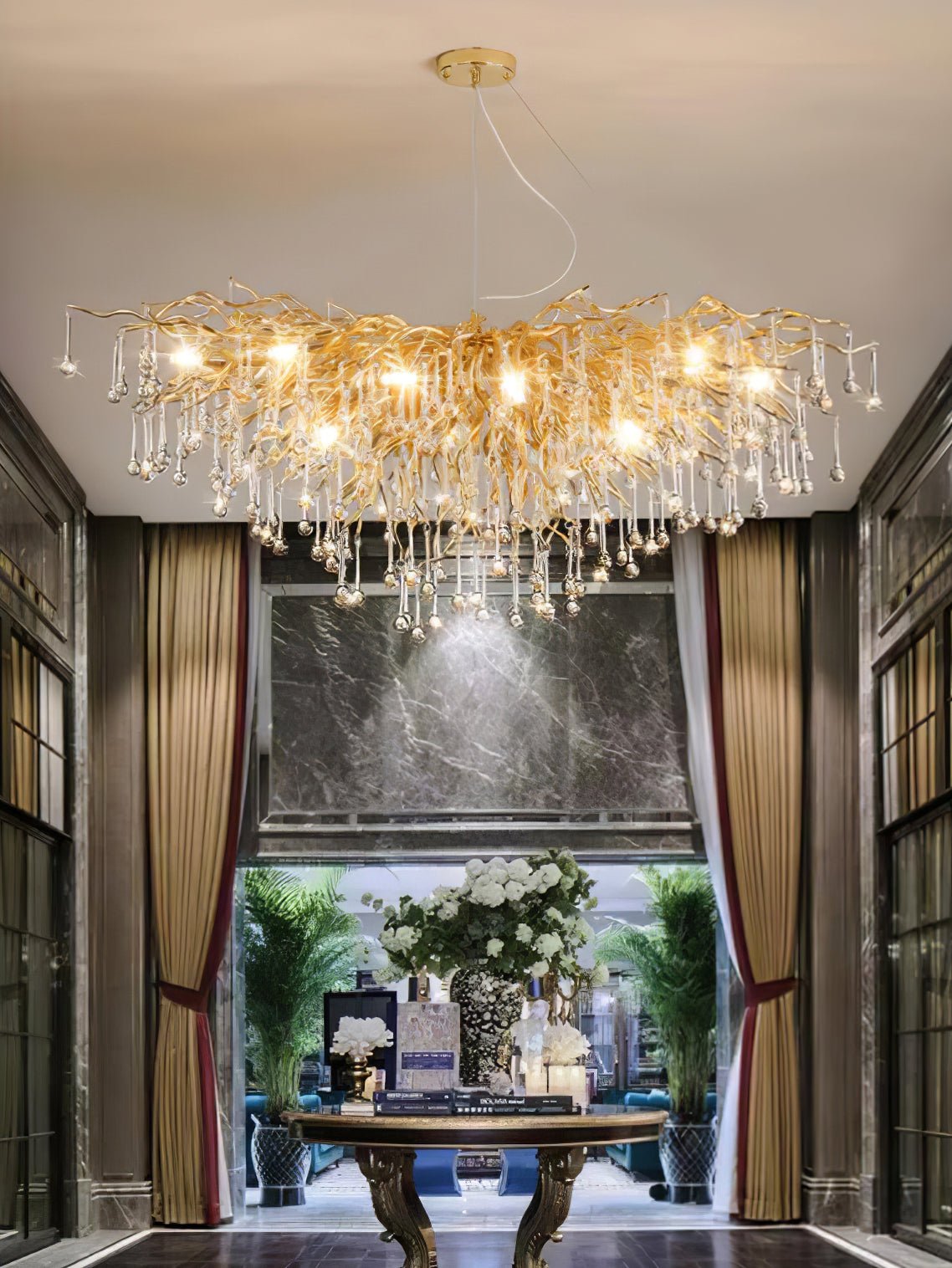Teardrop Crystal Chandelier - Letslighting