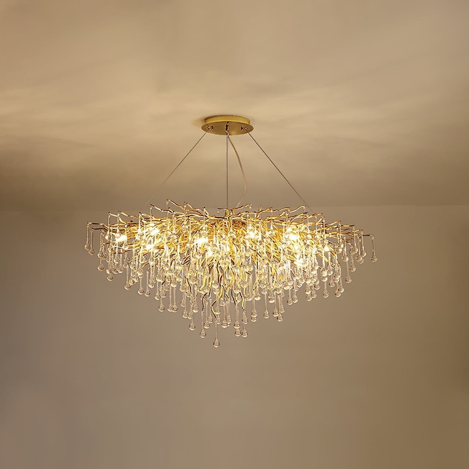 Teardrop Crystal Chandelier - Letslighting