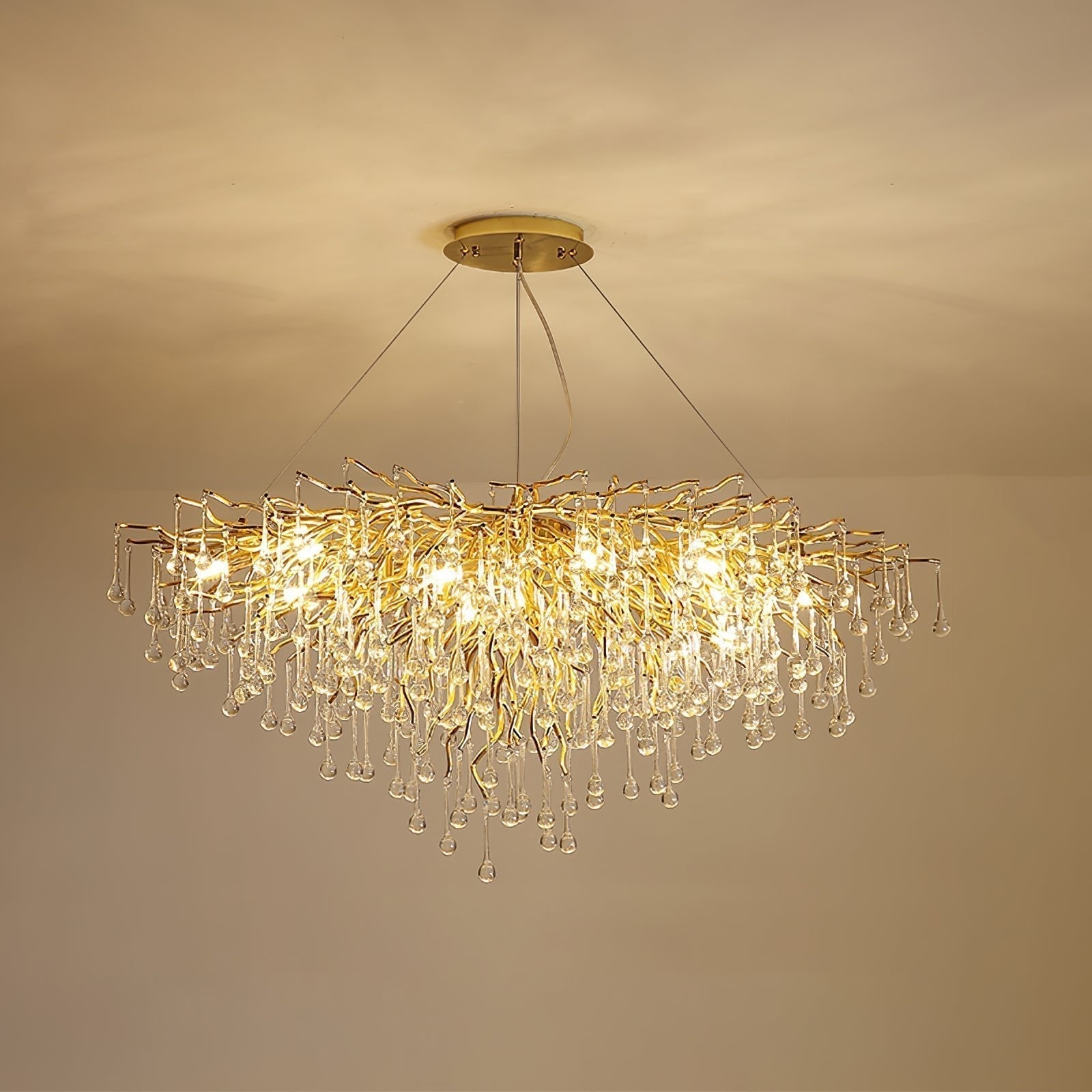 Teardrop Crystal Chandelier - Letslighting