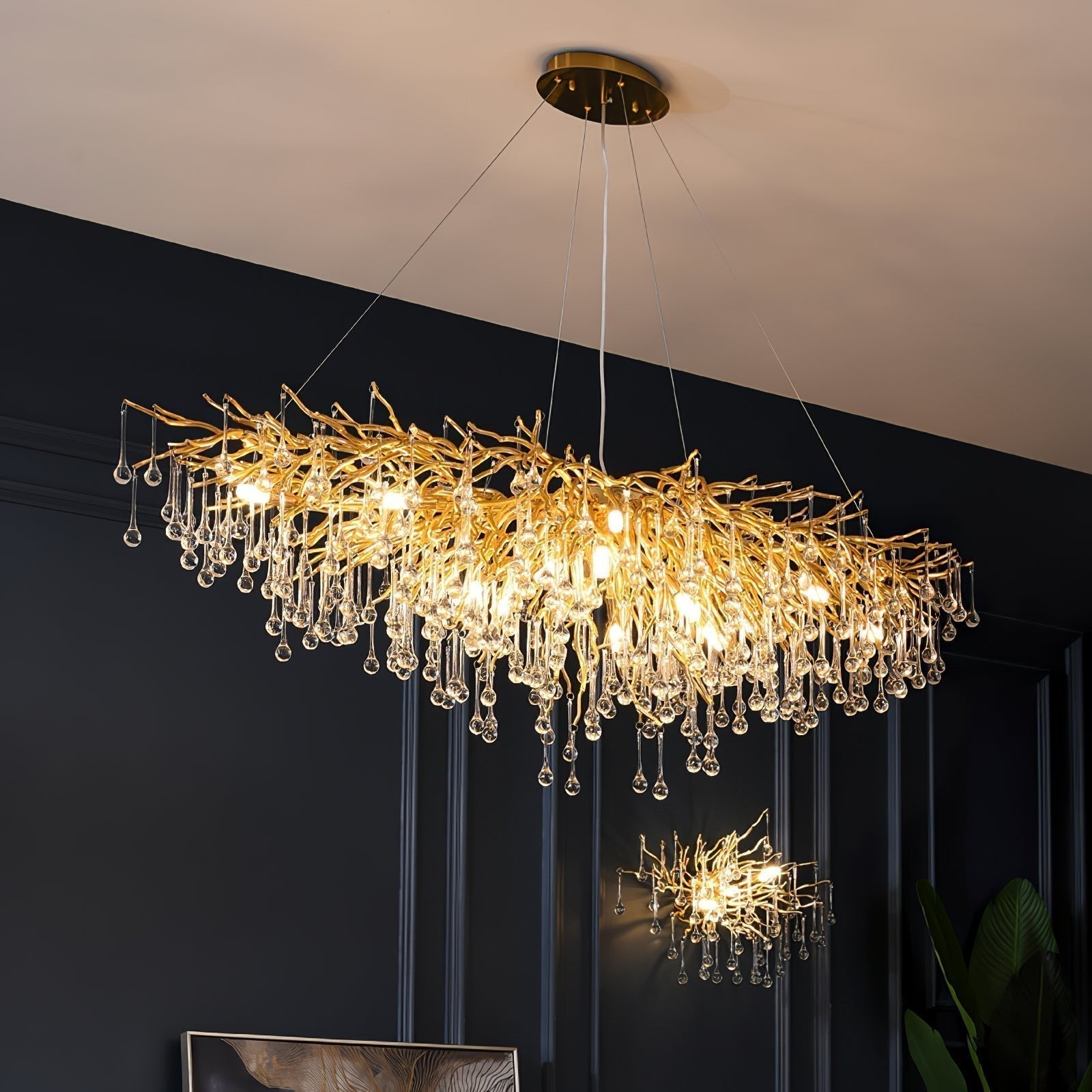 Teardrop Crystal Chandelier - Letslighting