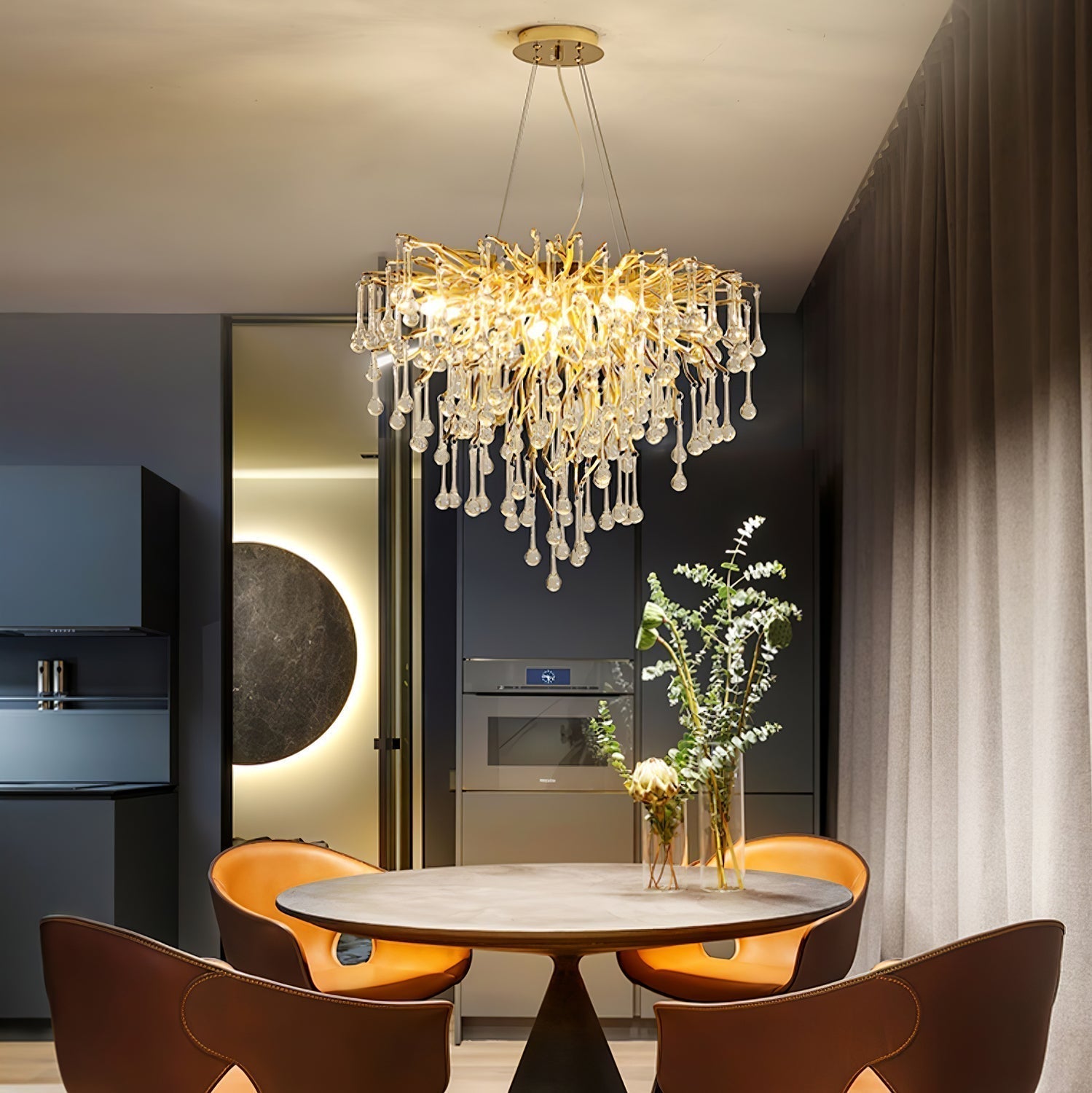 Teardrop Crystal Chandelier - Letslighting