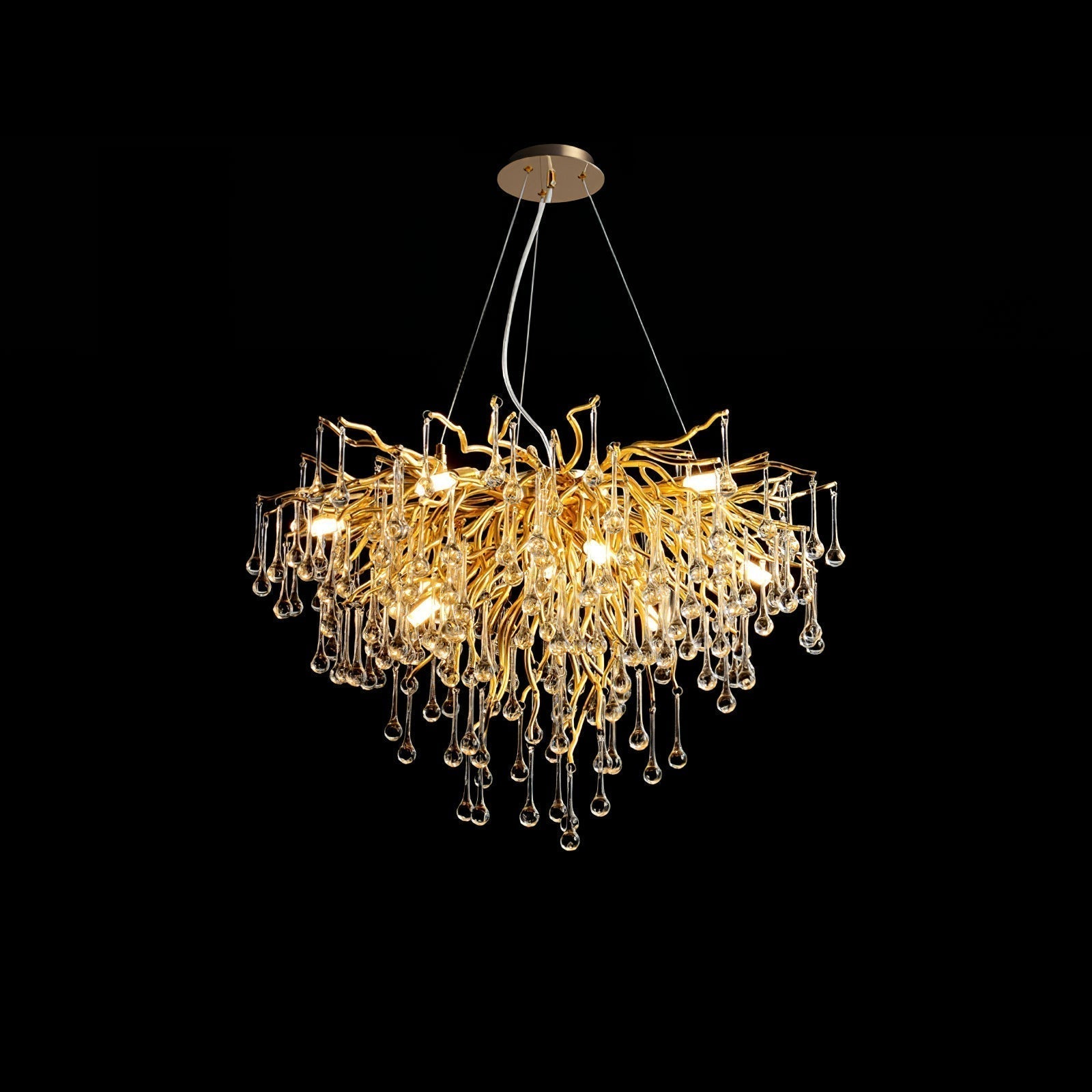 Teardrop Crystal Chandelier - Letslighting