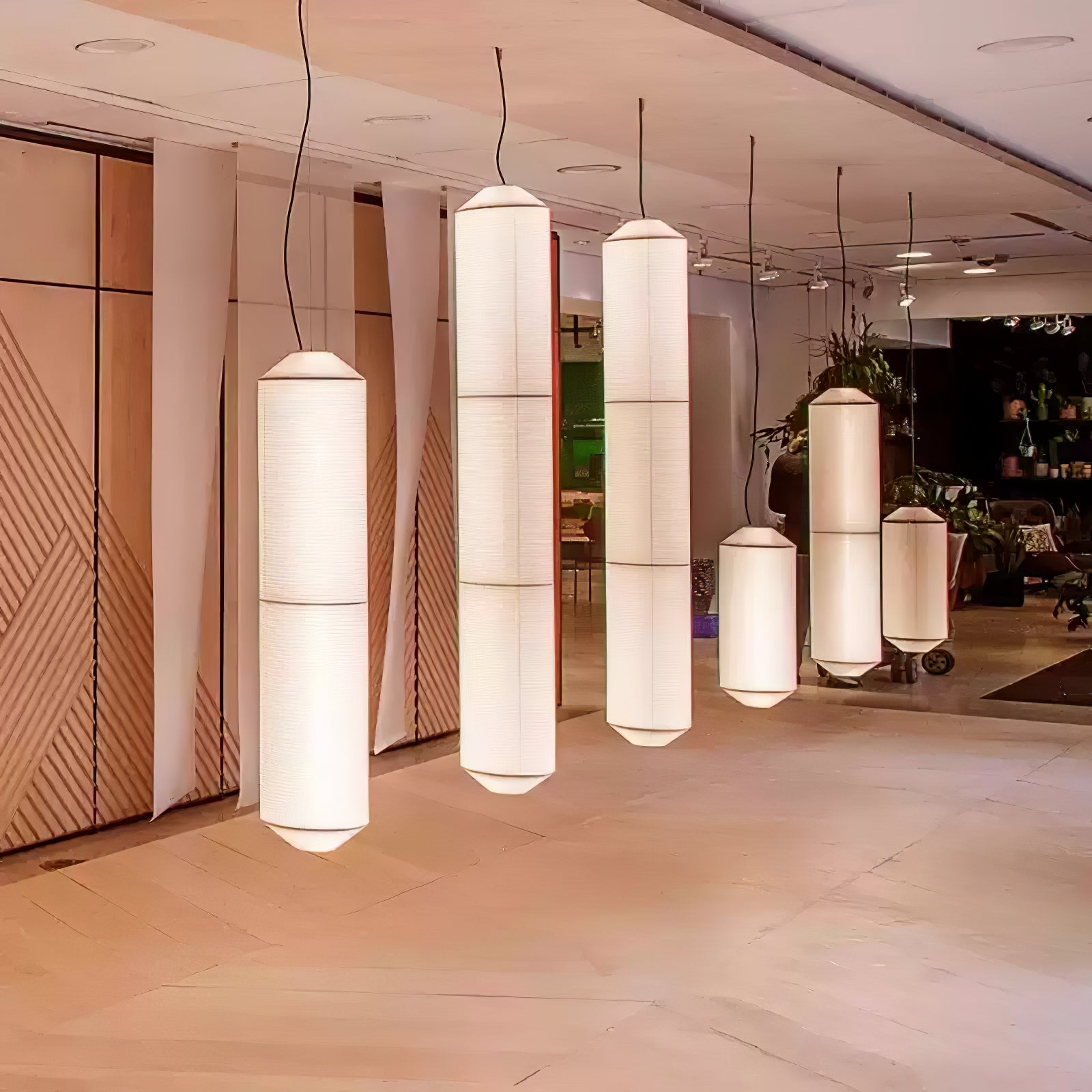 Citheis Modern Minimalist Natural Mulberry Silk Metal Pendant Lamp - Letslighting