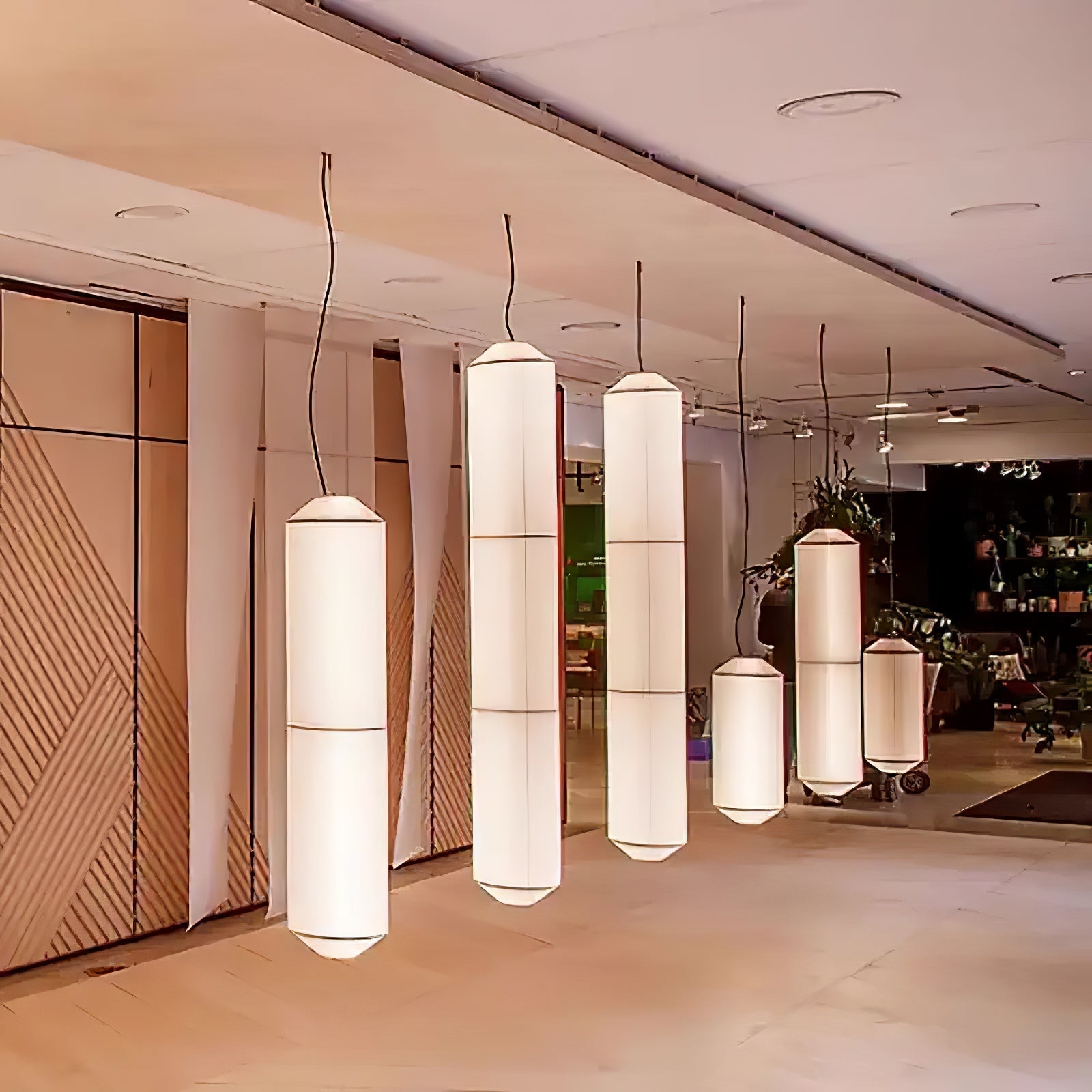 Citheis Modern Minimalist Natural Mulberry Silk Metal Pendant Lamp - Letslighting
