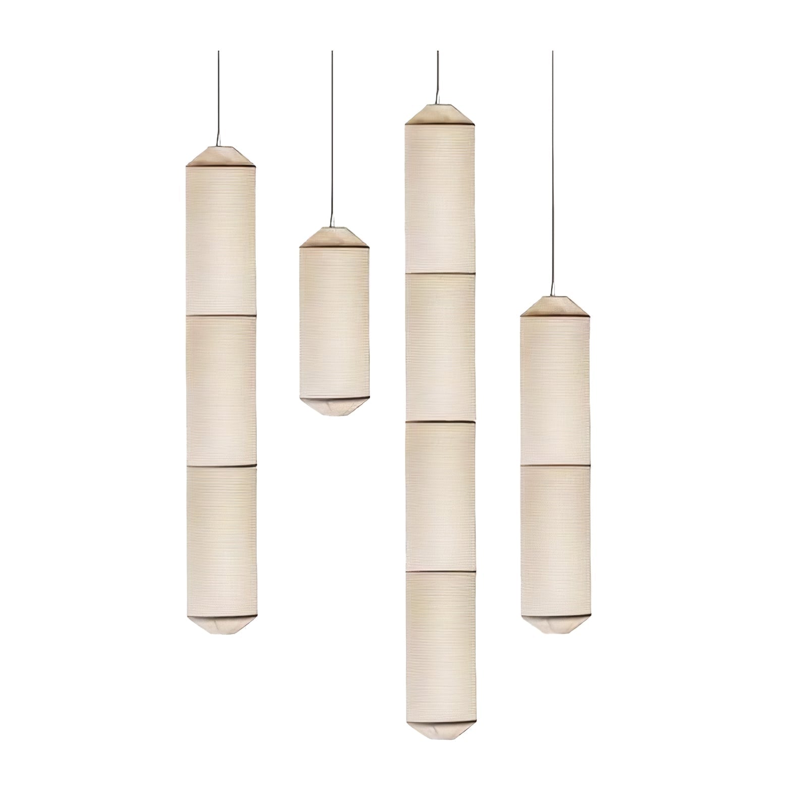 Citheis Modern Minimalist Natural Mulberry Silk Metal Pendant Lamp - Letslighting