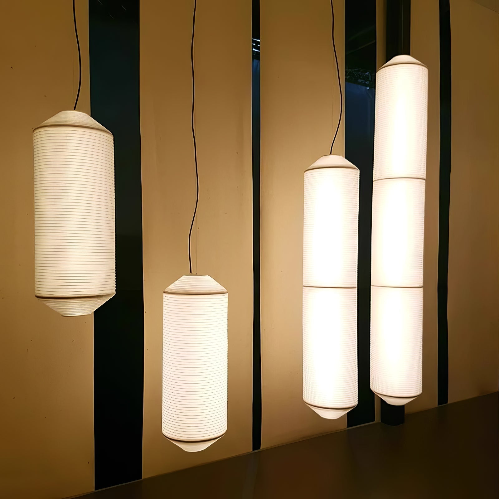 Citheis Modern Minimalist Natural Mulberry Silk Metal Pendant Lamp - Letslighting