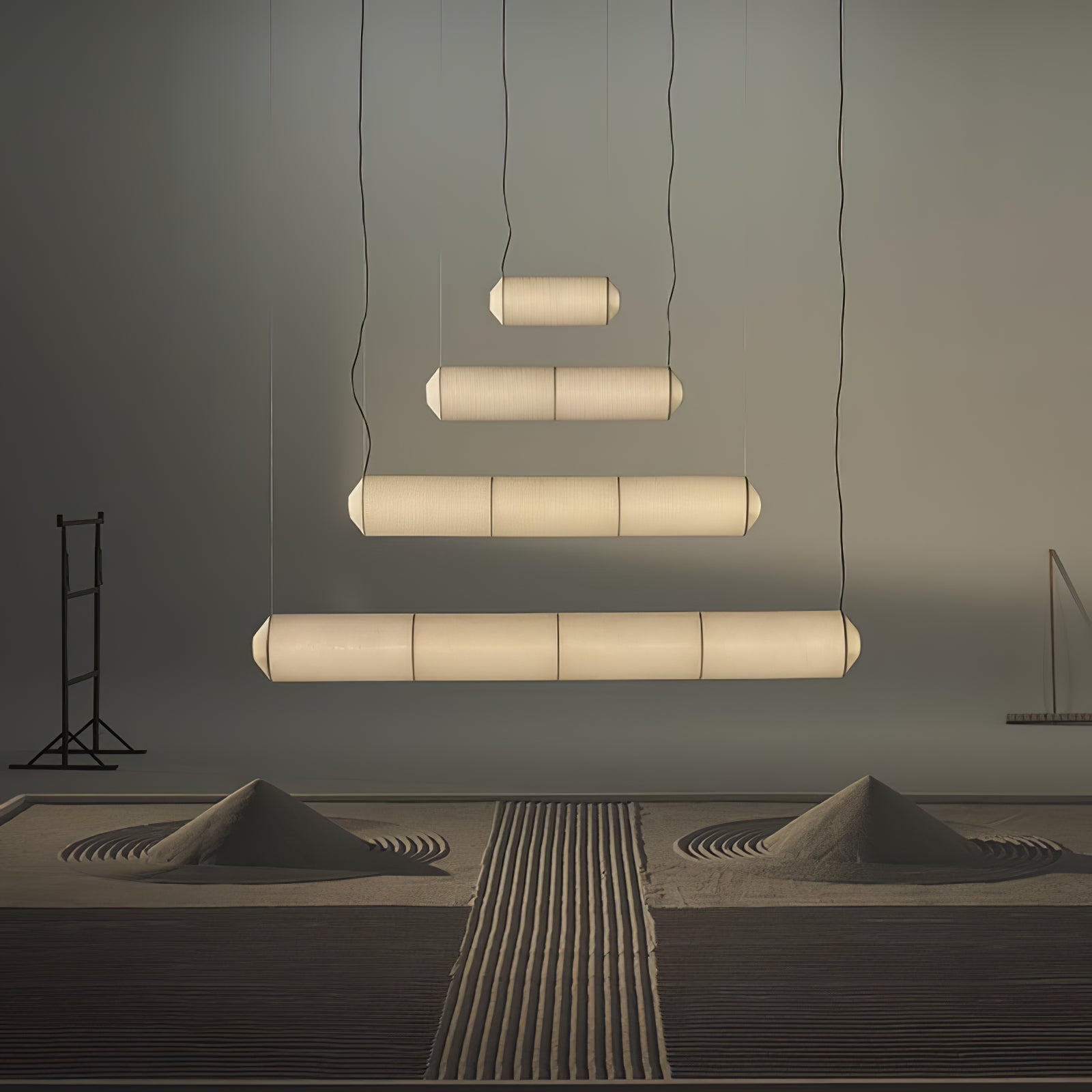 Citheis Modern Minimalist Natural Mulberry Silk Metal Pendant Lamp - Letslighting