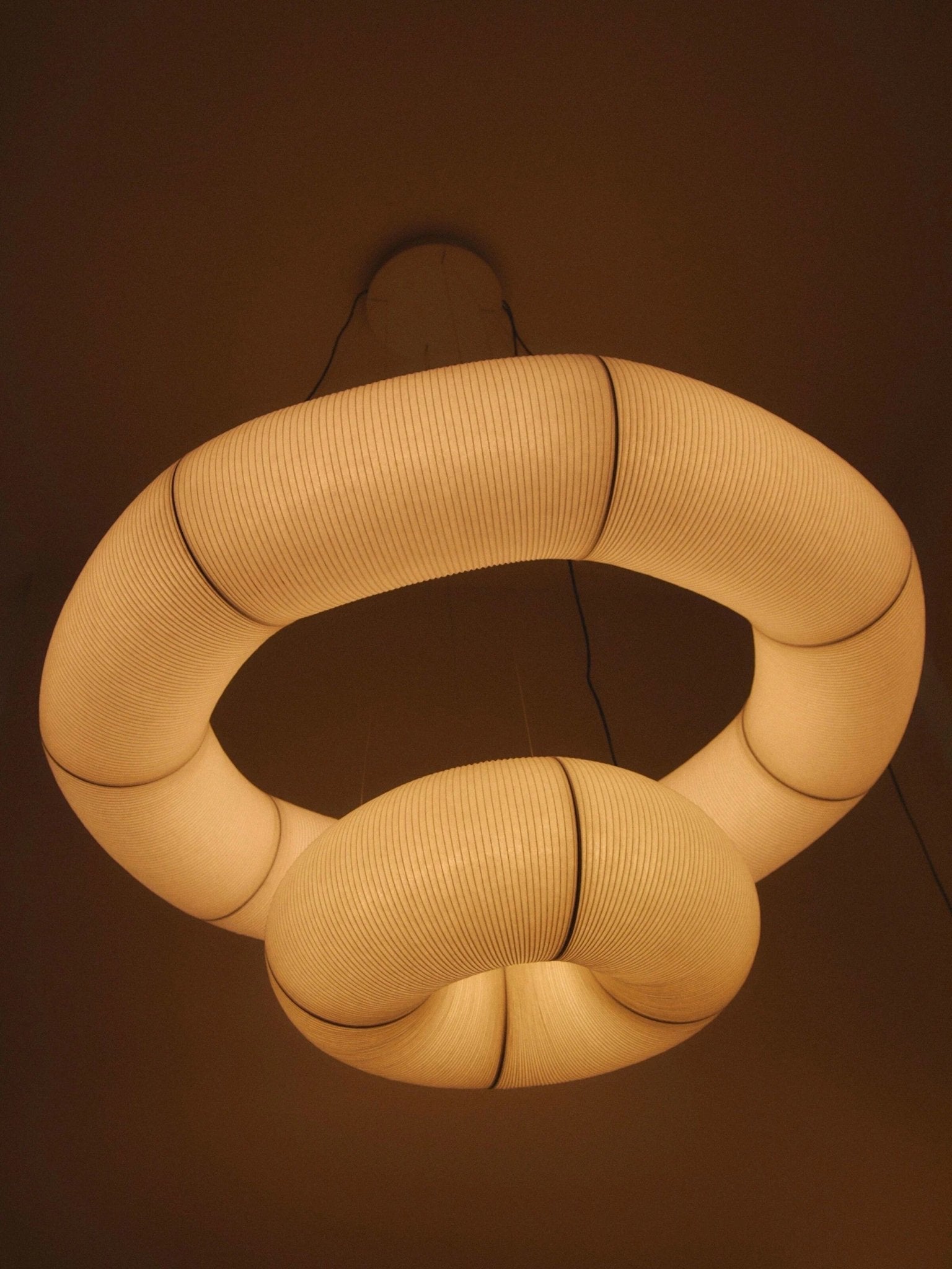 Citheis Modern Minimalist Natural Mulberry Silk Metal Pendant Lamp - Letslighting