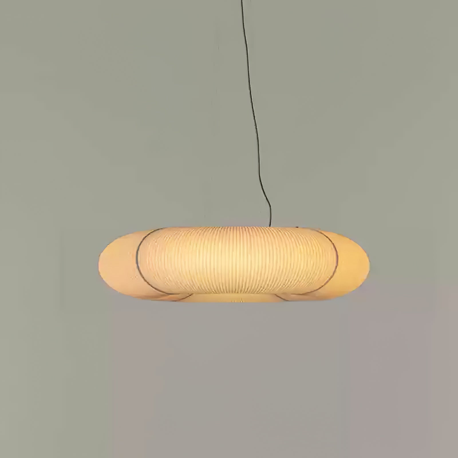Citheis Modern Minimalist Natural Mulberry Silk Metal Pendant Lamp - Letslighting