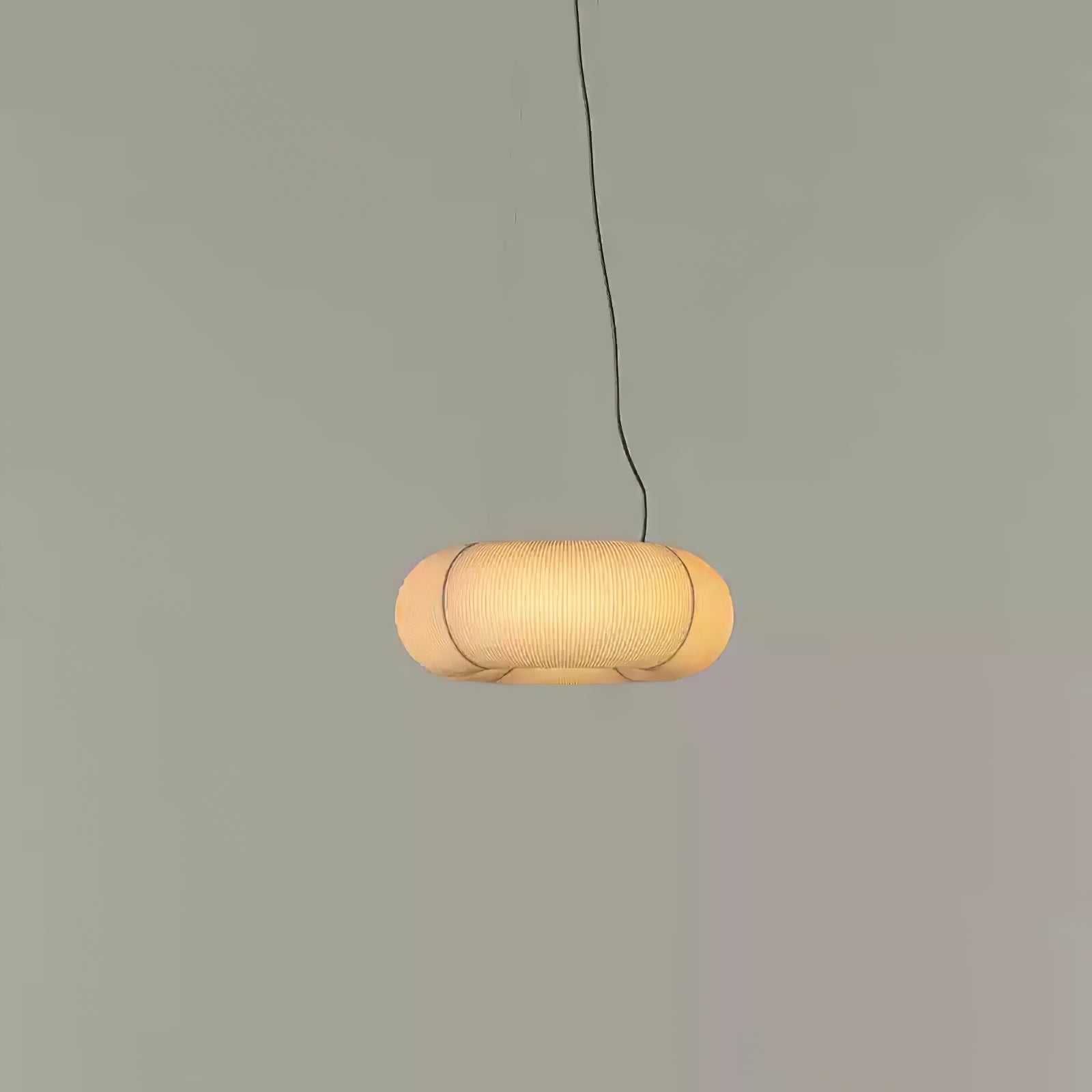 Citheis Modern Minimalist Natural Mulberry Silk Metal Pendant Lamp - Letslighting