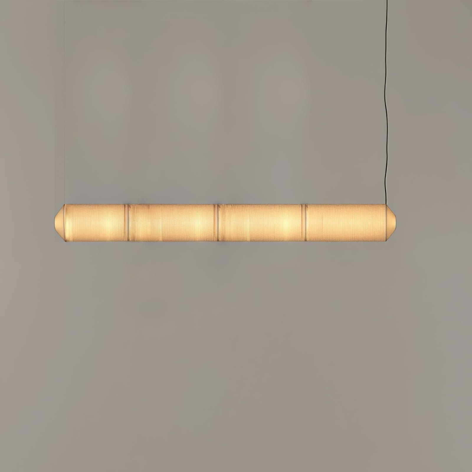 Citheis Modern Minimalist Natural Mulberry Silk Metal Pendant Lamp - Letslighting