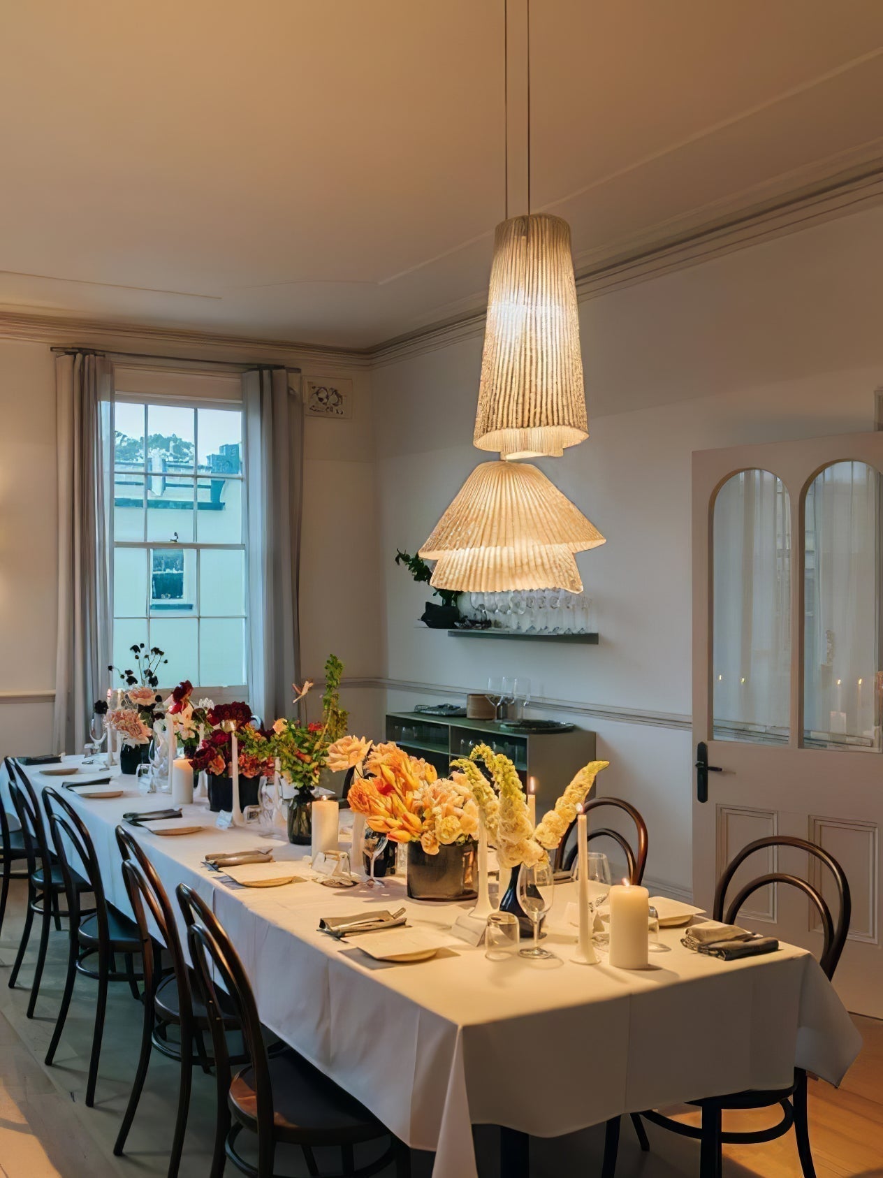 Stainless Steel Pleated Pendant Lamp - Letslighting