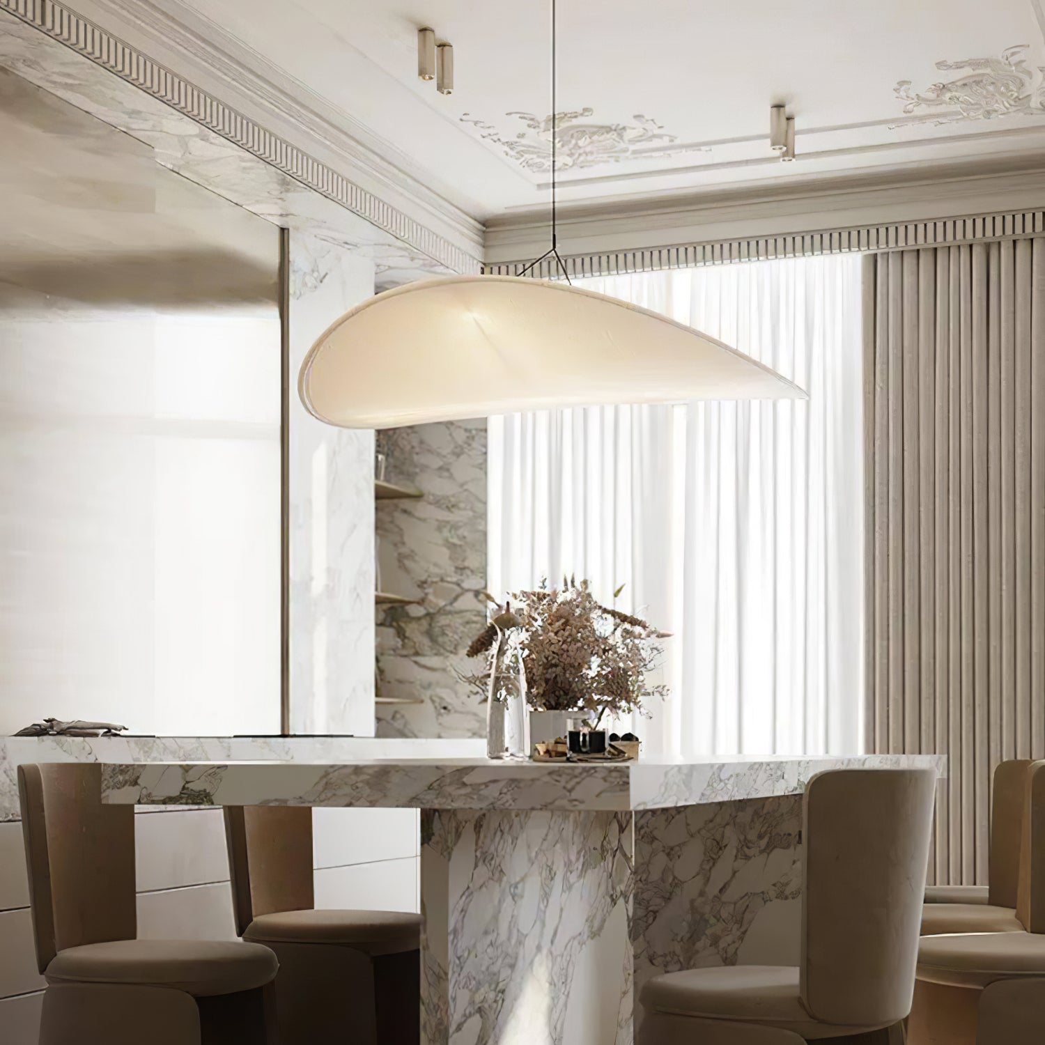 Tense Tyvek Pendant Lamp - Letslighting