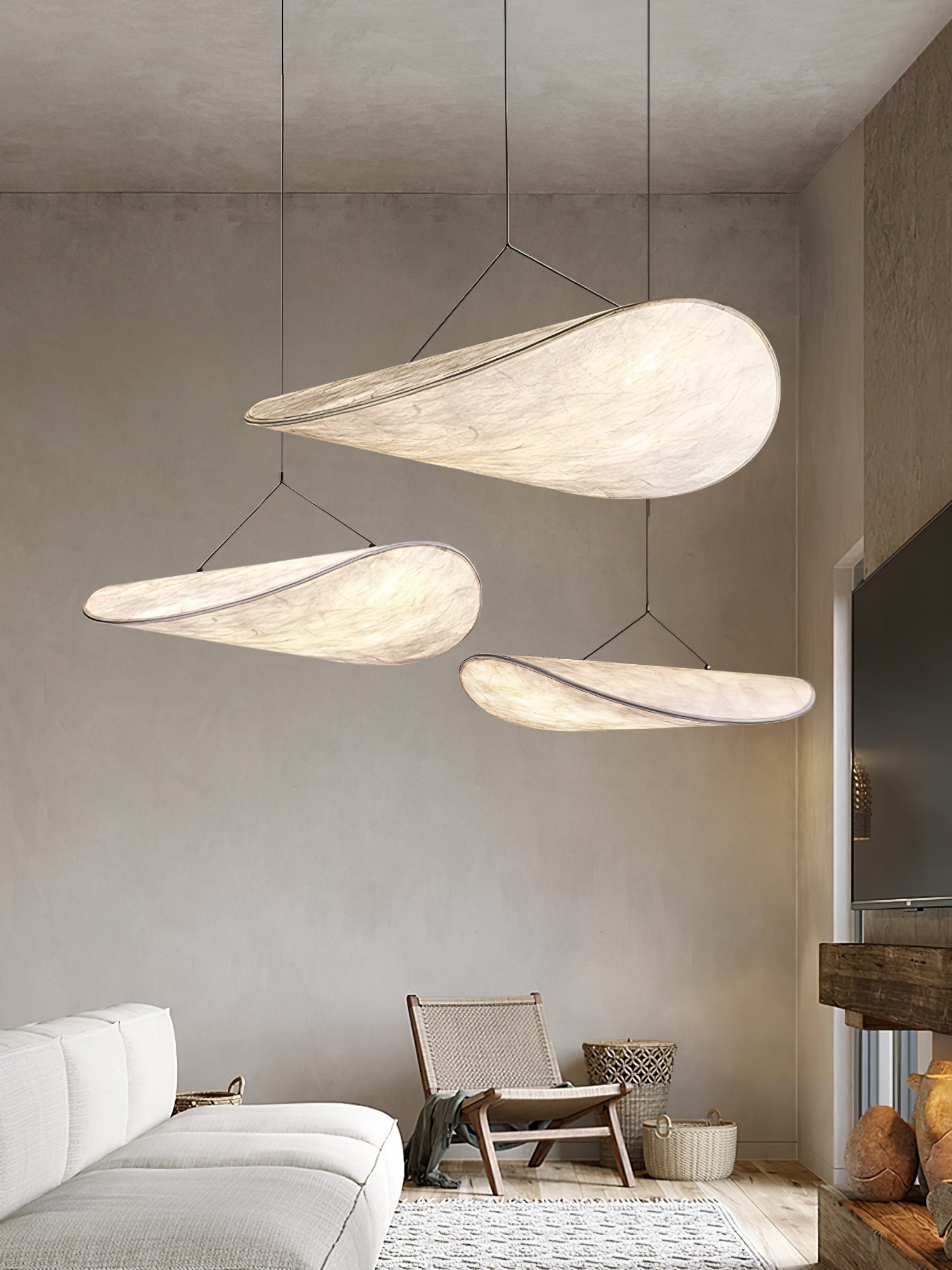 Tense Tyvek Pendant Lamp - Letslighting