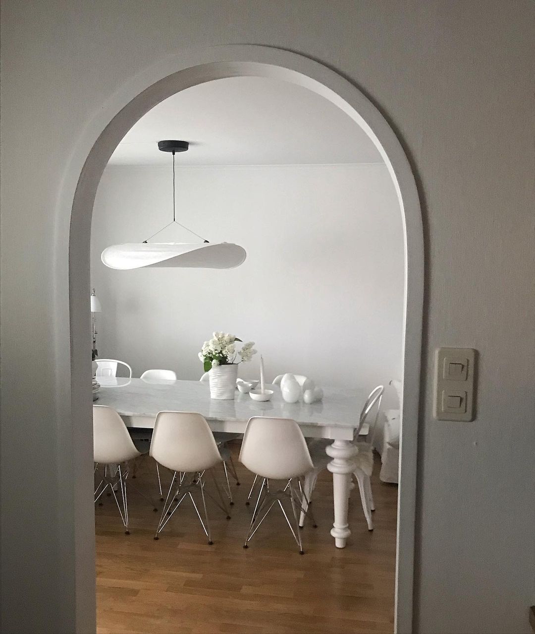 Elsolir Modern Minimalist Paper Pendant Lamp - Lamp Copper