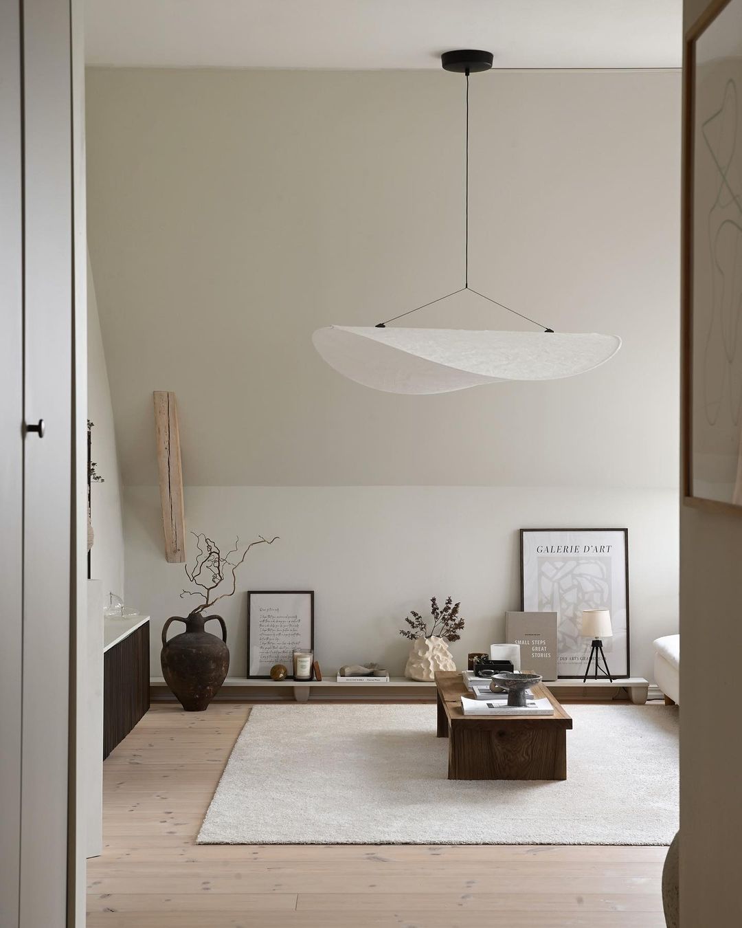 Elsolir Modern Minimalist Paper Pendant Lamp - Lamp Copper
