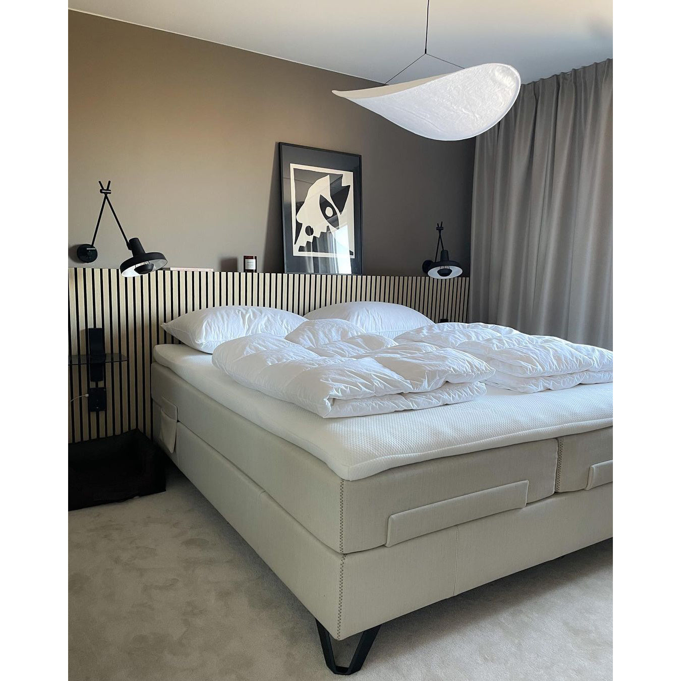 Elsolir Modern Minimalist Paper Pendant Lamp - Lamp Copper