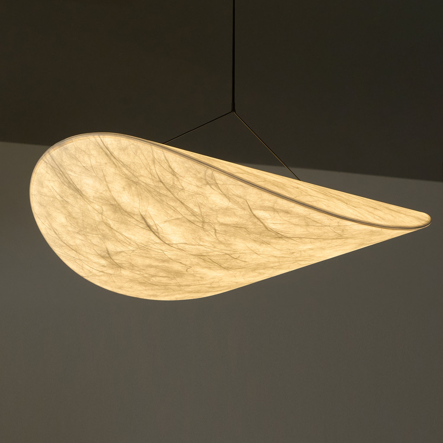 Elsolir Modern Minimalist Paper Pendant Lamp - Lamp Copper