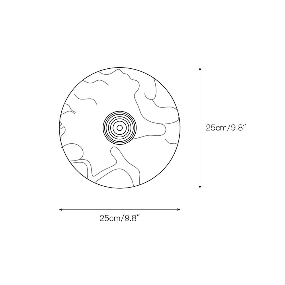 Olrine Modern Minimalist Marble Metal Wall Lamp - Lamp Copper