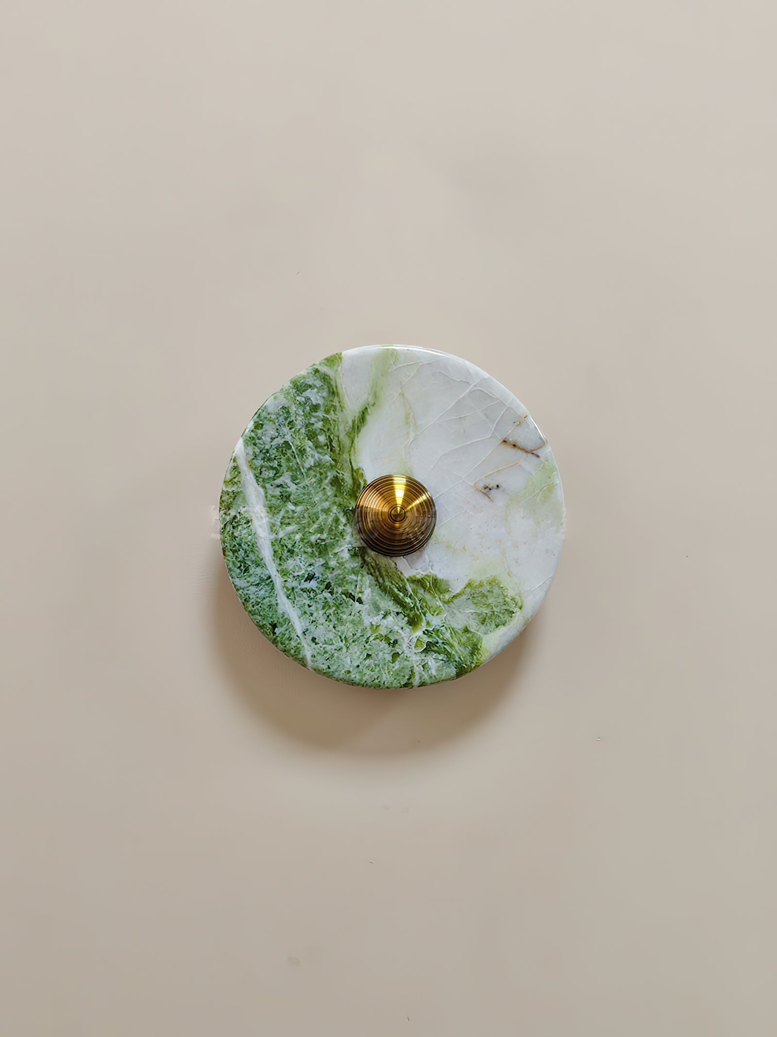 Olrine Modern Minimalist Marble Metal Wall Lamp - Lamp Copper