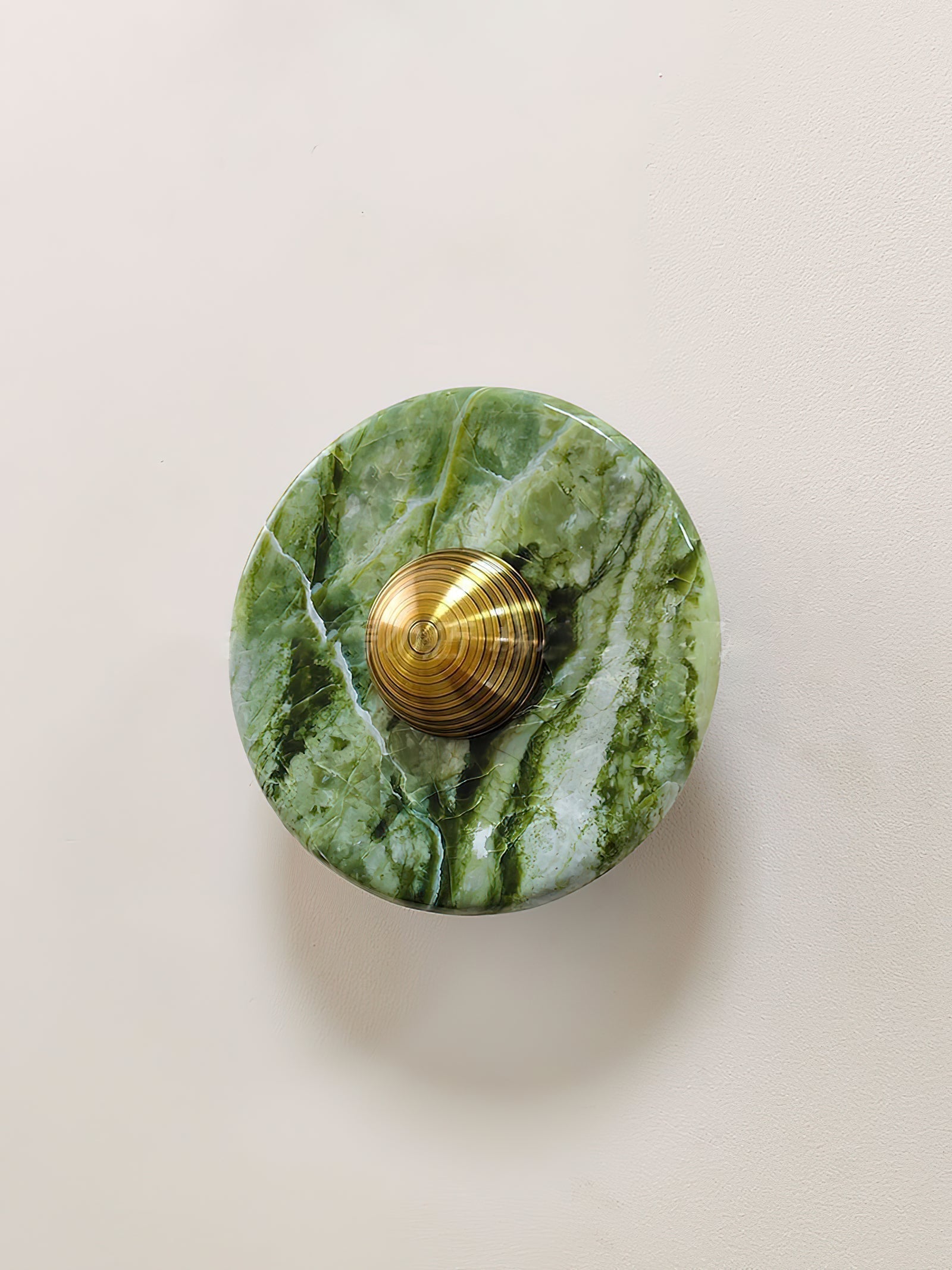 Olrine Modern Minimalist Marble Metal Wall Lamp - Lamp Copper