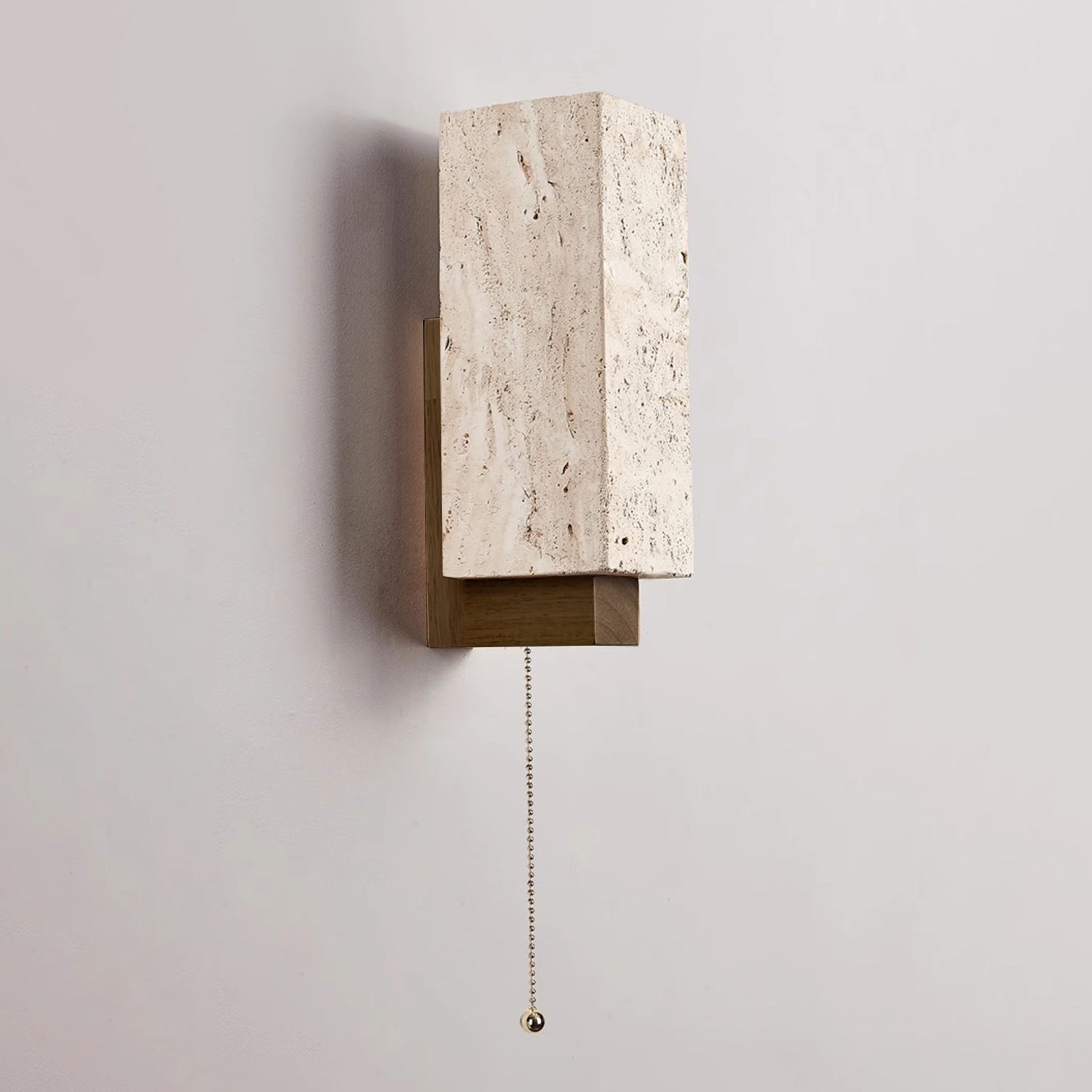 Elsoran Travertine Block Wall Light - Letslighting