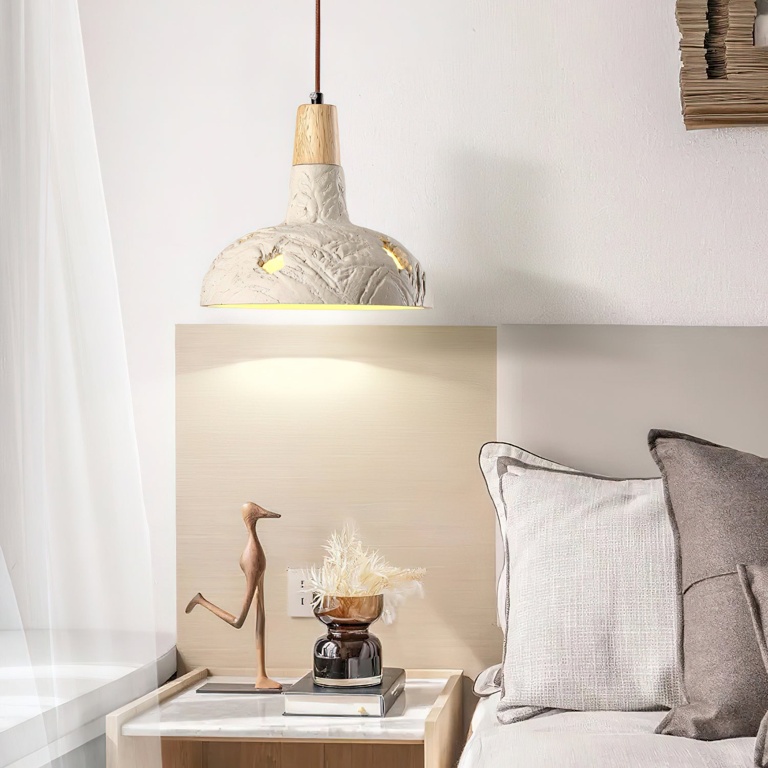 Cement Carve Pendant Lamp - Letslighting
