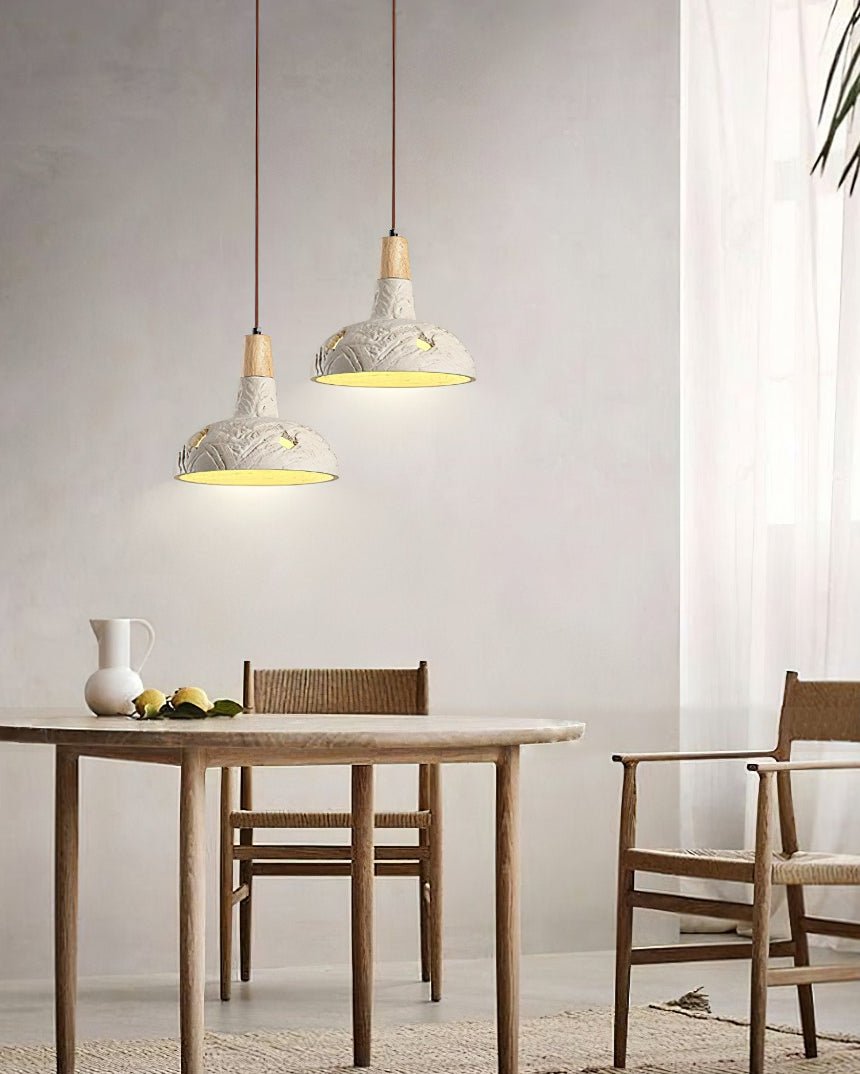 Cement Carve Pendant Lamp - Letslighting