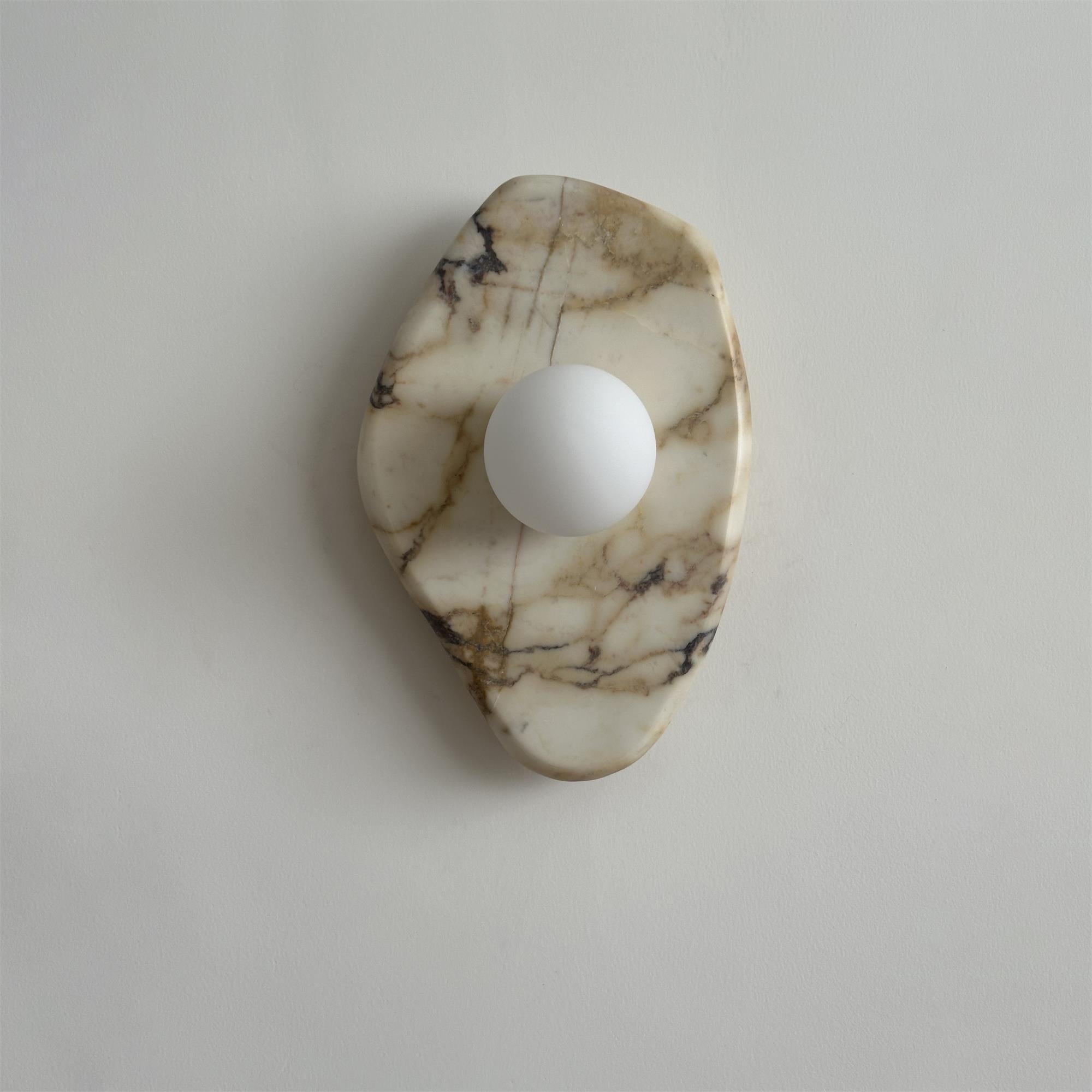 Mylirira Modern Minimalist Marble Glass Wall Lamp - Lamp Copper